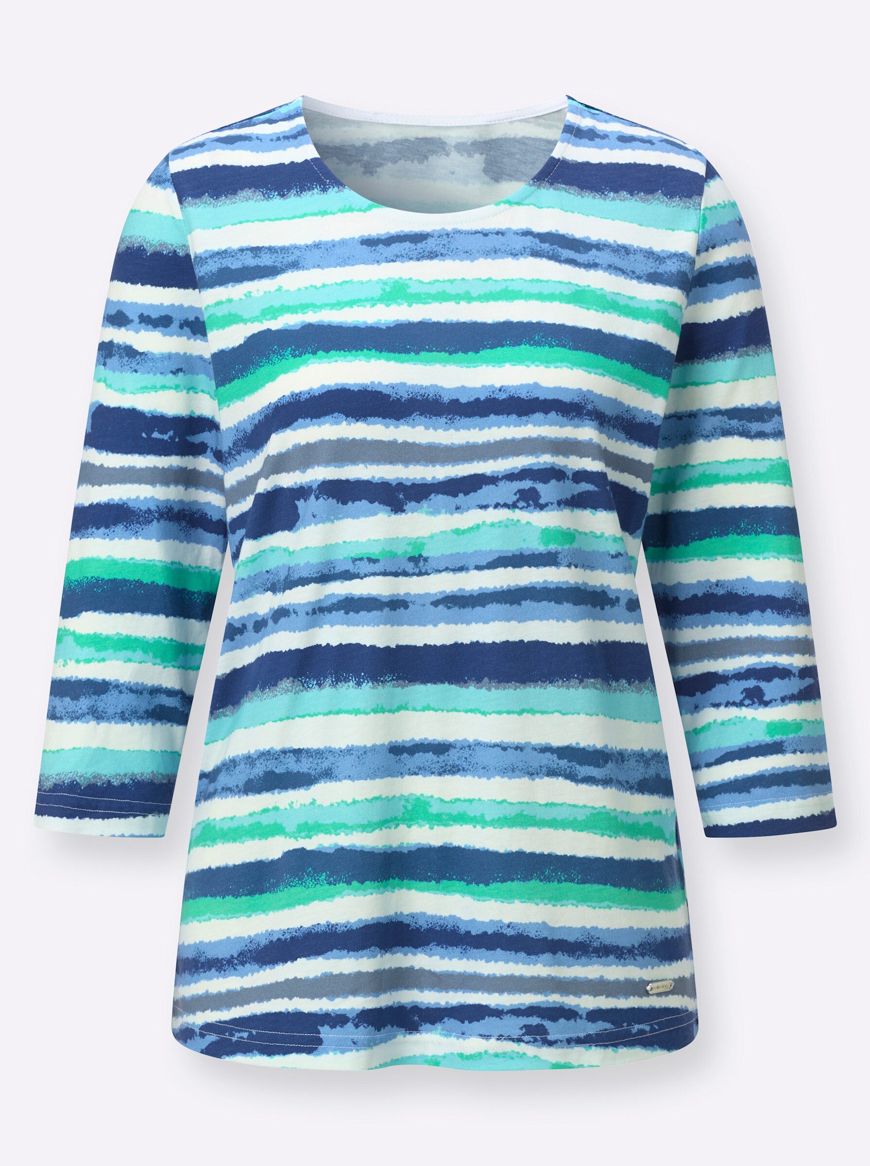 T-Shirt Rundhals-Shirt 3/4-Arm