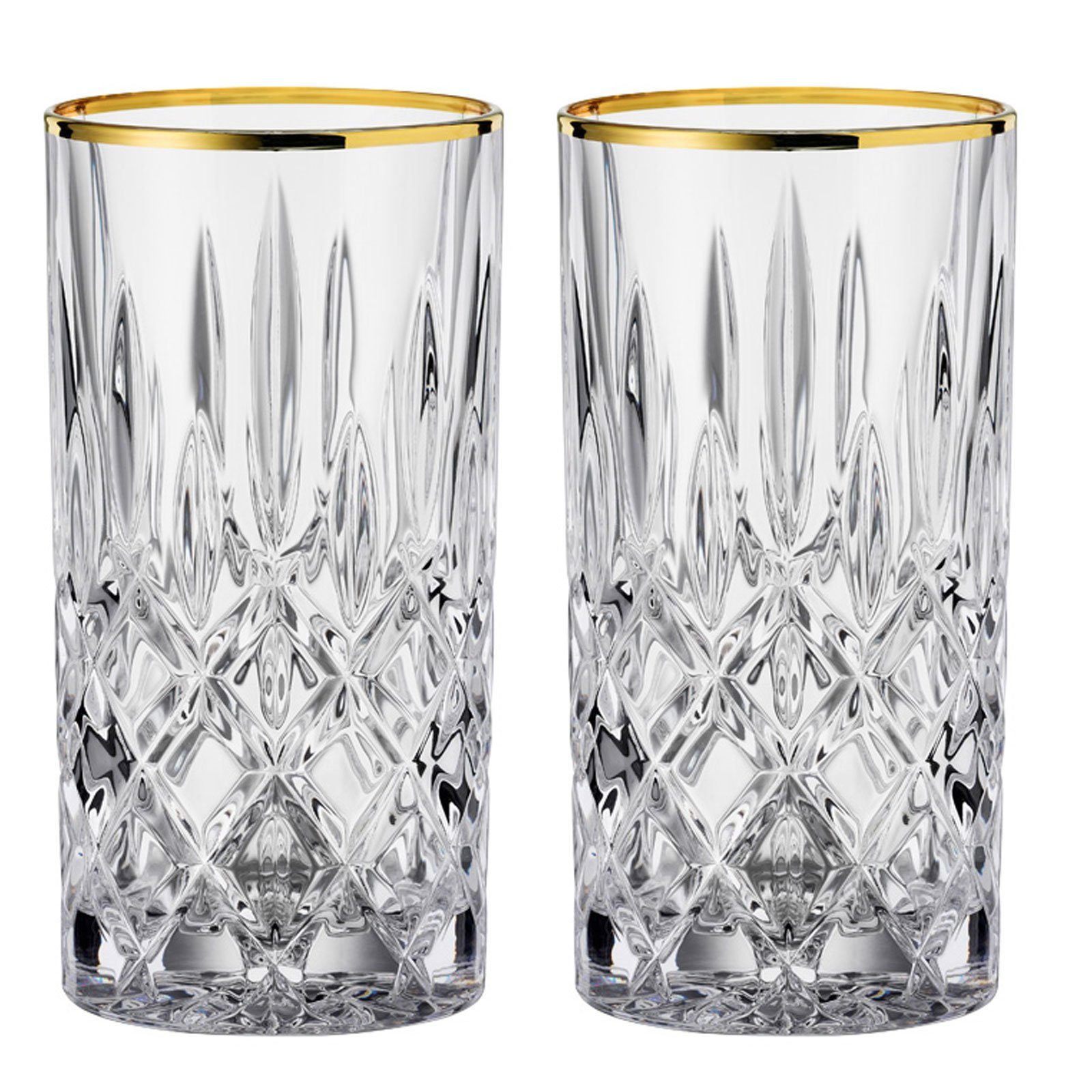 Nachtmann Glas Noblesse Gold, 2-tlg., Kristall