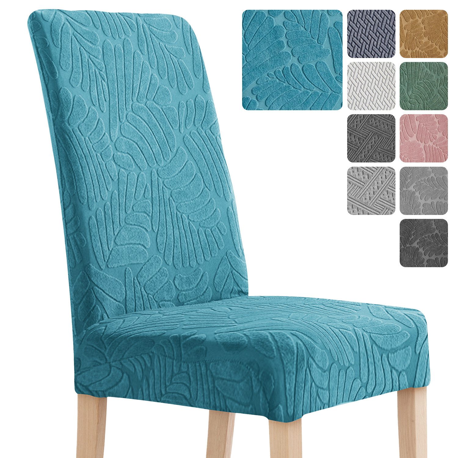 Simloveve Stuhlhusse Stretch Stuhlbezug mit Gummiband Abnehmbar, waschbar, günstig online kaufen