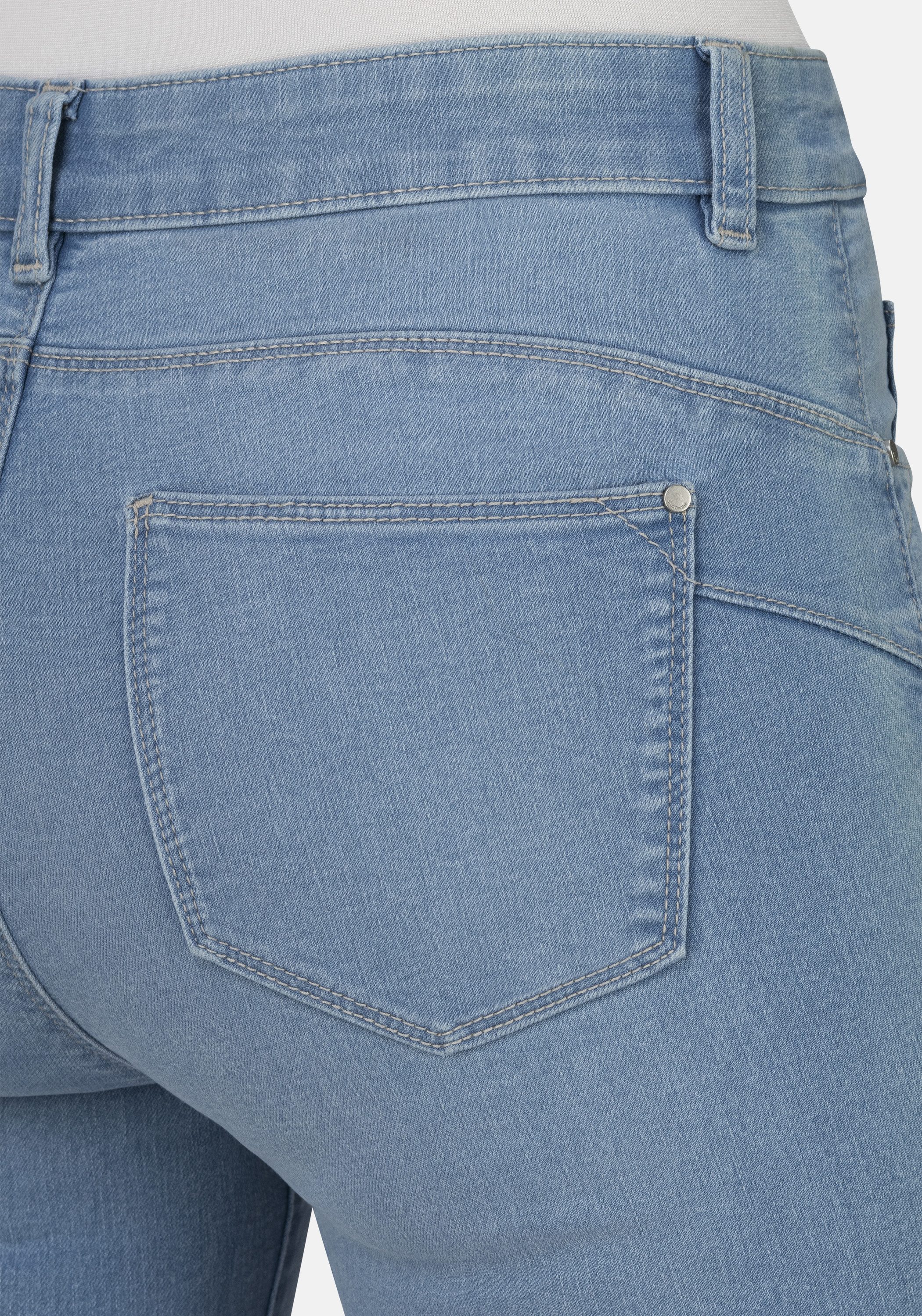 STOOKER WOMEN 5-Pocket-Jeans Milano Denim Magic Shape Fit Jeans Casual Clean Wash Denim Jeans Magic Shape Effekt für Damen