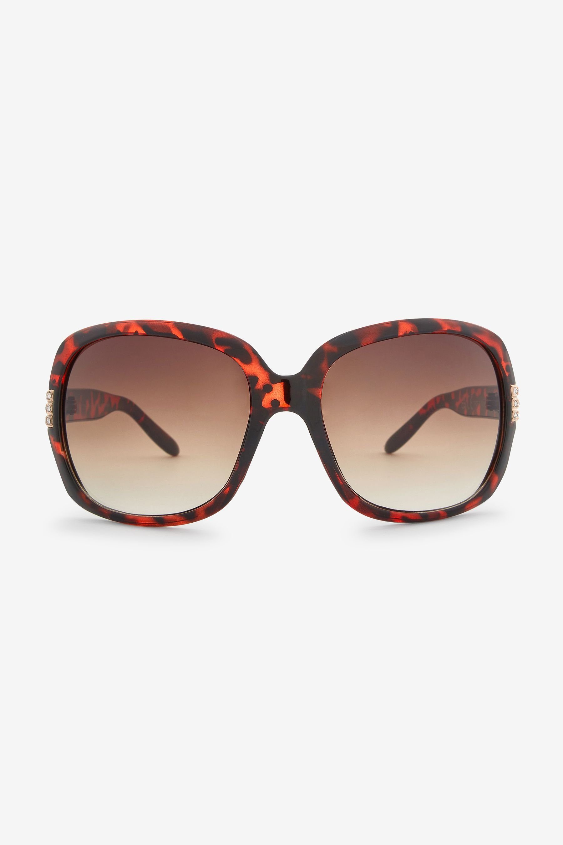 Gläsern eckigen (1-St) im mit Next Sonnenbrille Wickeldesign Sonnenbrille