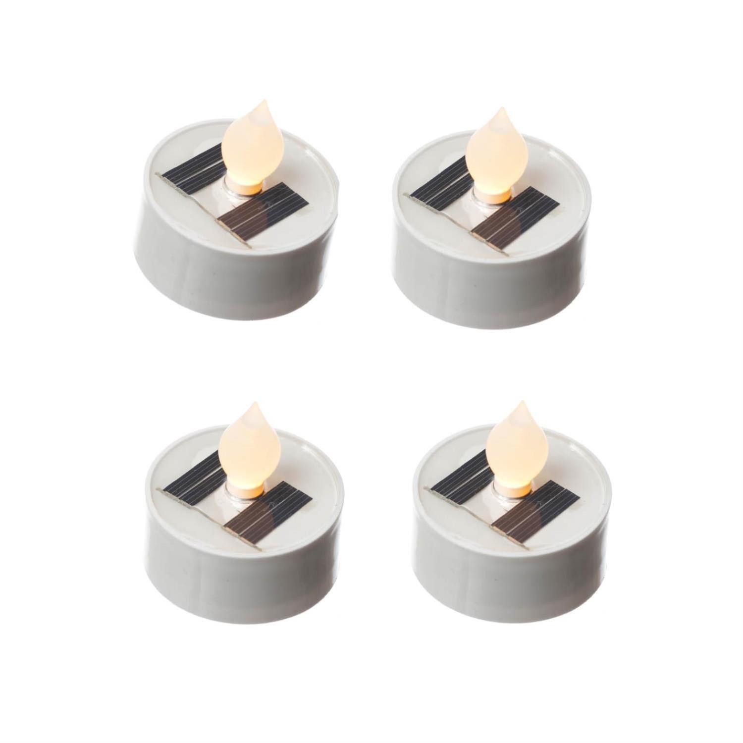 MARELIDA LED-Kerze LED Solar Teelichter Garten Outdoor Solar Kerze Solarleu günstig online kaufen