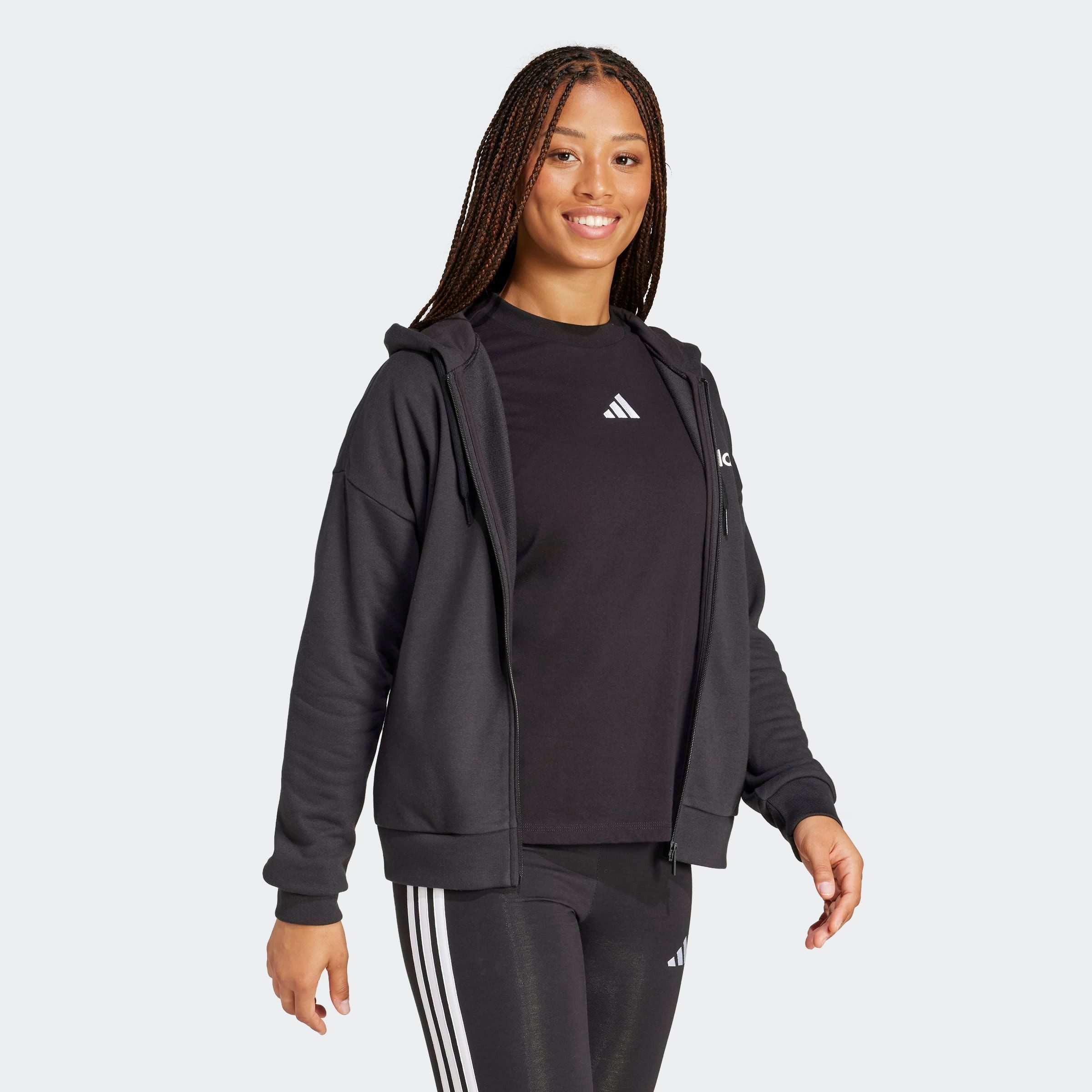 adidas Sportswear Kapuzensweatshirt W LIN FT FZ HD günstig online kaufen