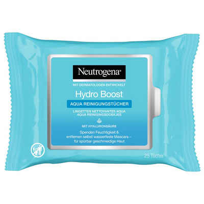 Neutrogena Gesichtsreinigungstücher »Hydro Boost Aqua Reinigungstücher - 25St.«
