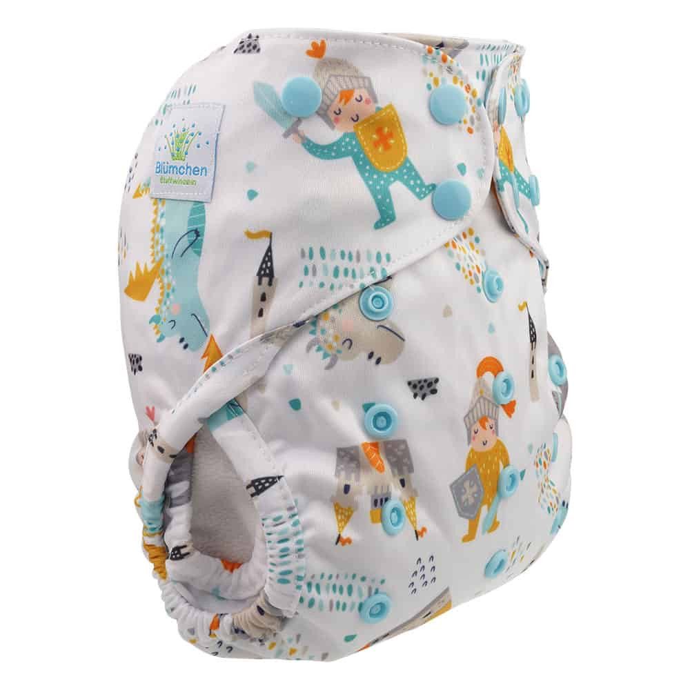 Blümchen Stoffwindeln Überhose Druckknöpfe OneSize ab 4 kg perfekt für Stoffwindeln