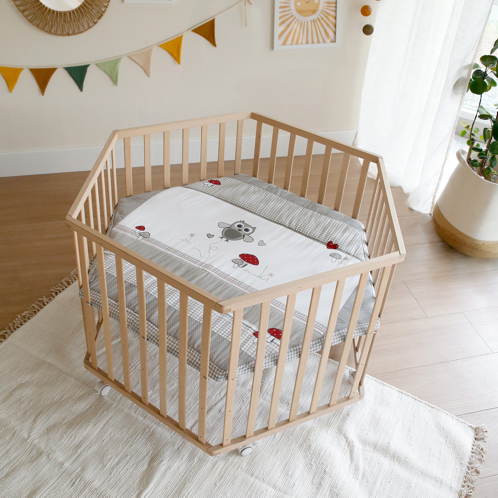 roba® Laufgitter 6-eckig - mobiles Laufgitter günstig online kaufen