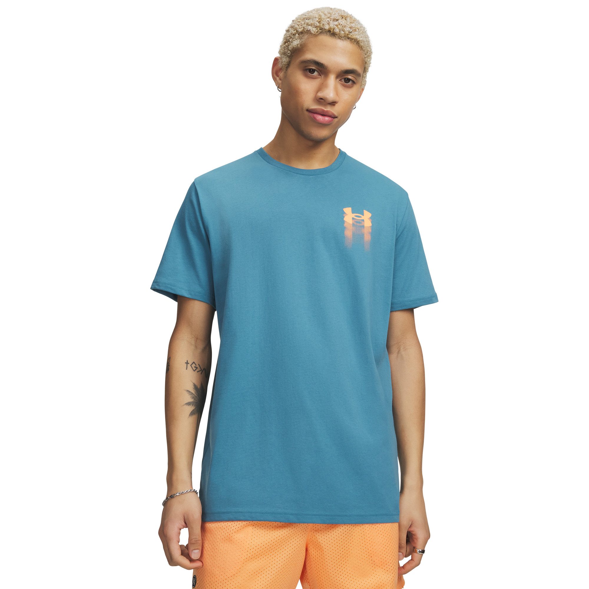 Under Armour® T-Shirt Under Armour Herren T-Shirt BLUR LOGO 6009245