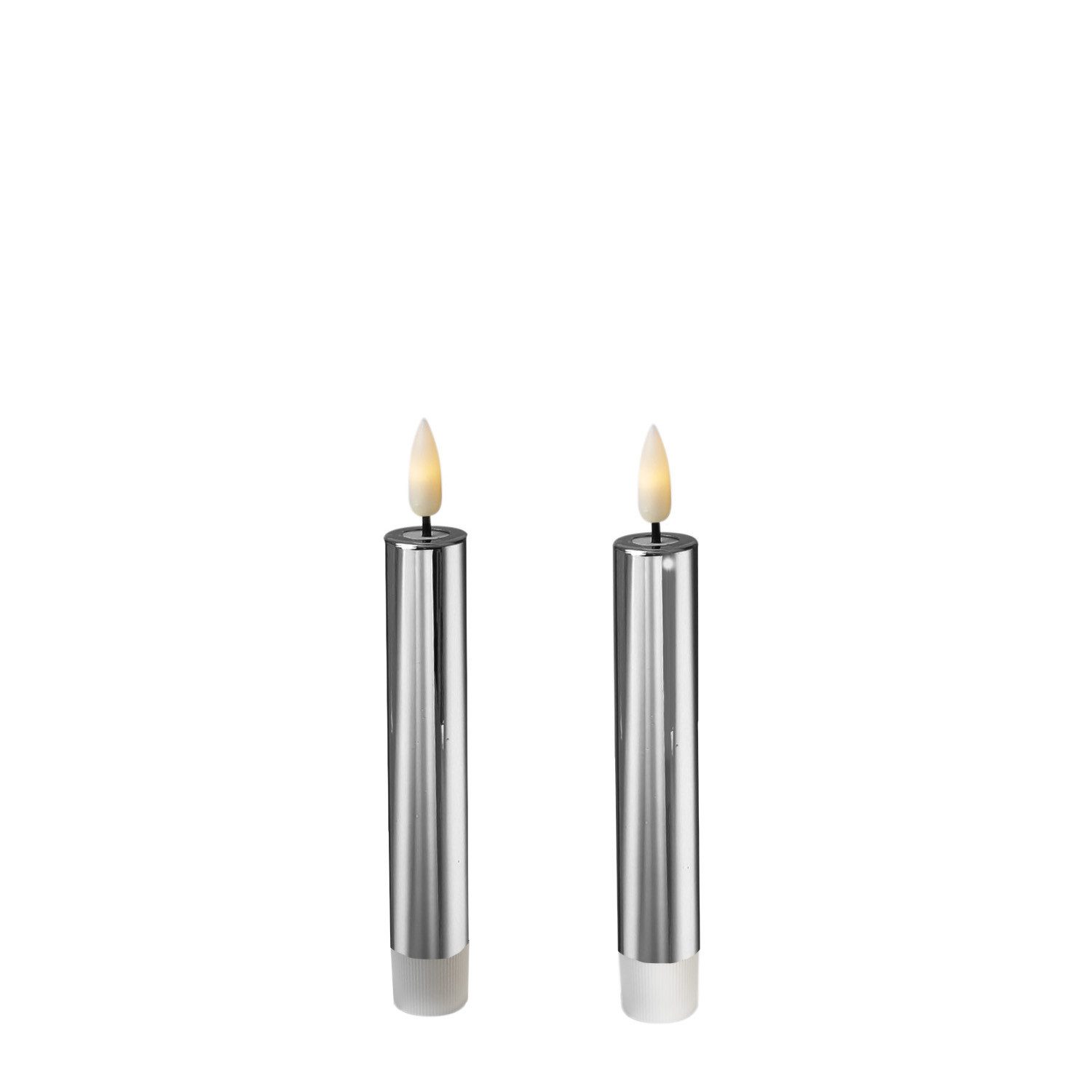 MARELIDA LED-Kerze LED Stabkerzen Dinnerkerzen Tafelkerzen Spitzkerzen H: 1 günstig online kaufen