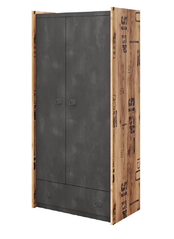 90 cm cm 52 FARGO x B/T/H: Kleiderschrank Feldmann-Wohnen x (Schrank) cm 191