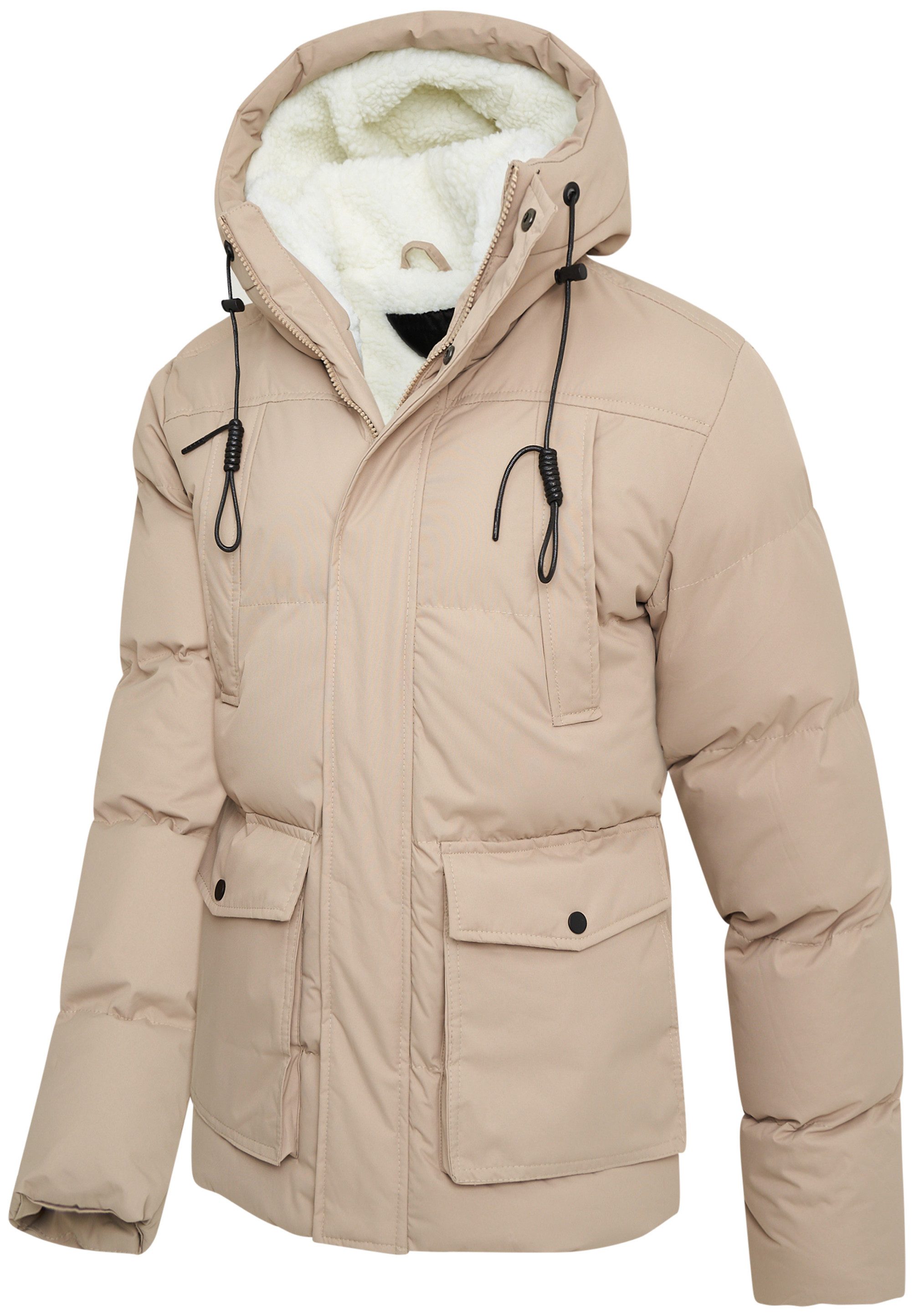 SOULSTAR Winterjacke S2SINTRA Herren warme Steppjacke mit Kapuze Pufferjacke Outdoor-Jacke