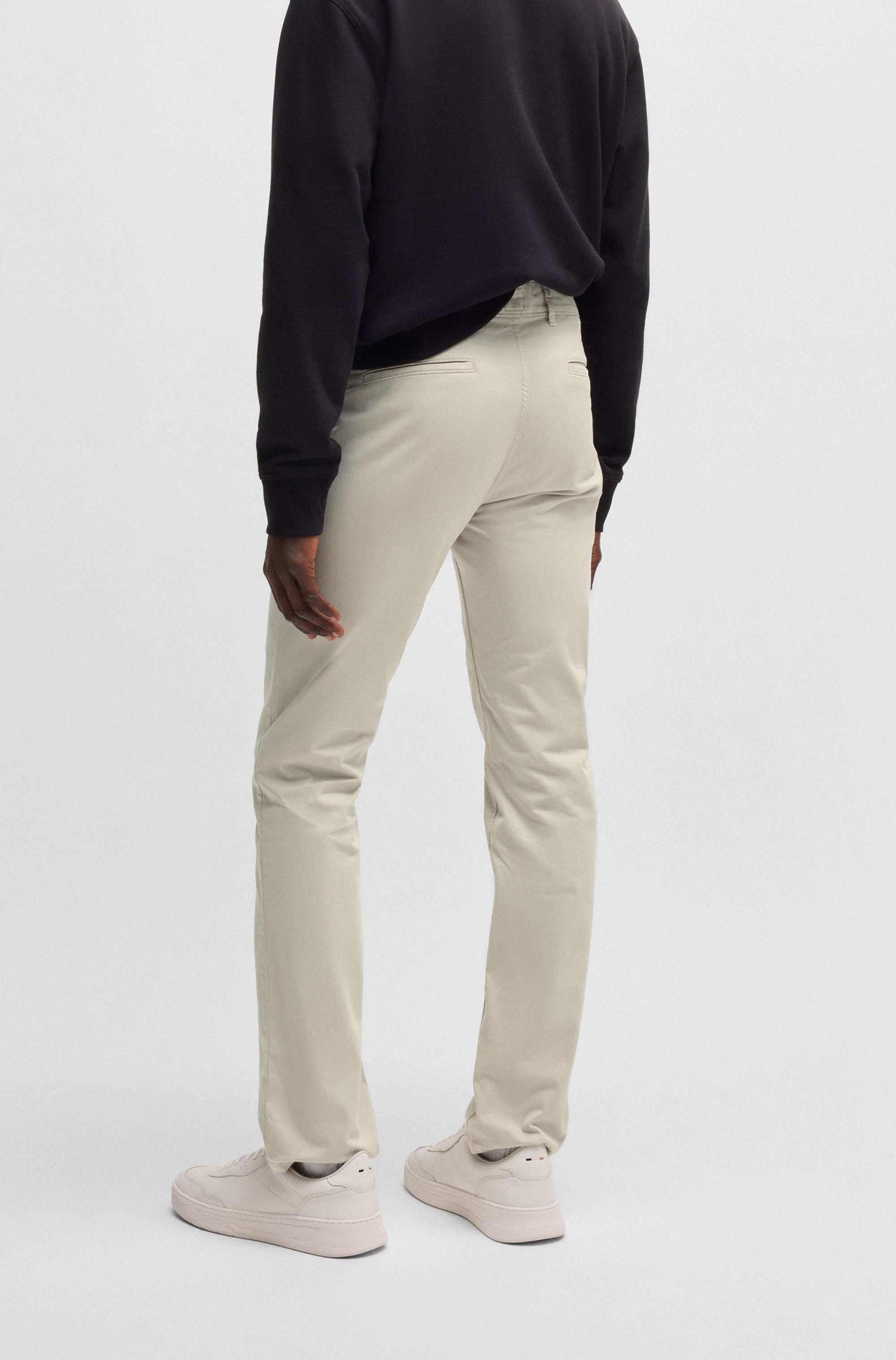 BOSS ORANGE Chinohose slim mit Gesäßtaschen