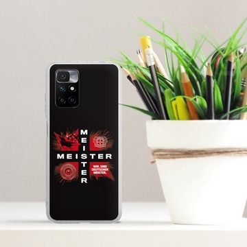 DeinDesign Handyhülle Bayer 04 Leverkusen Meister Offizielles Lizenzprodukt, Xiaomi Redmi 10 Silikon Hülle Bumper Case Handy Schutzhülle