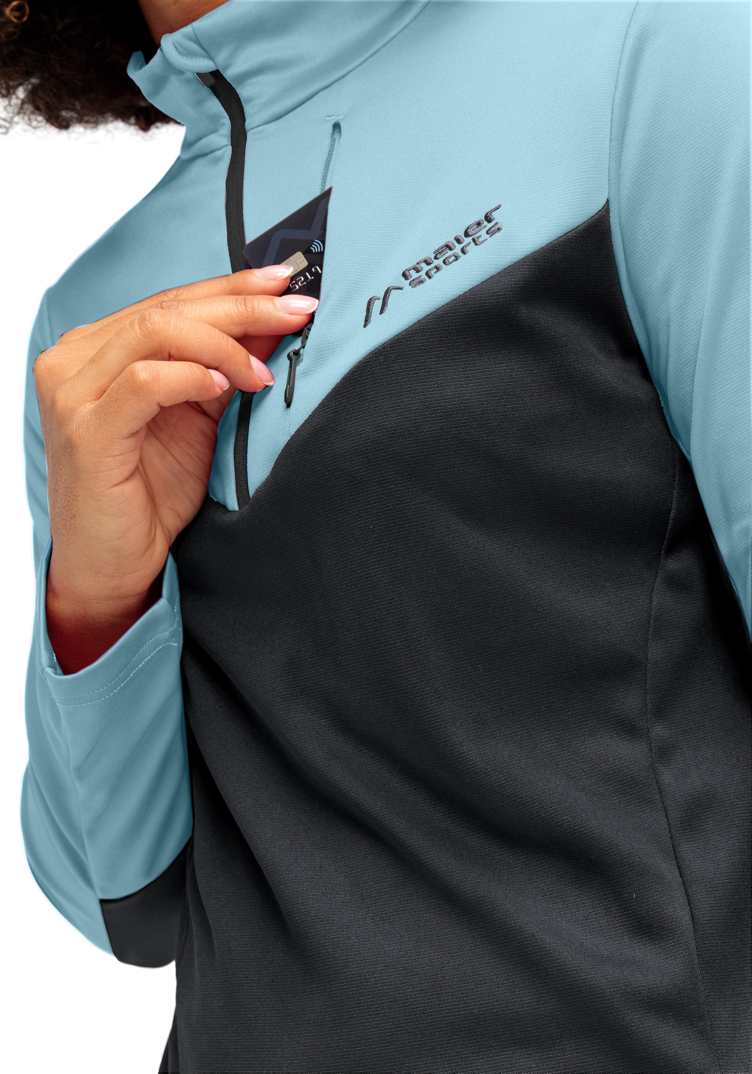 Maier Sports Rollkragenpullover Evii Damen Midlayer, warmes und schnelltroc günstig online kaufen