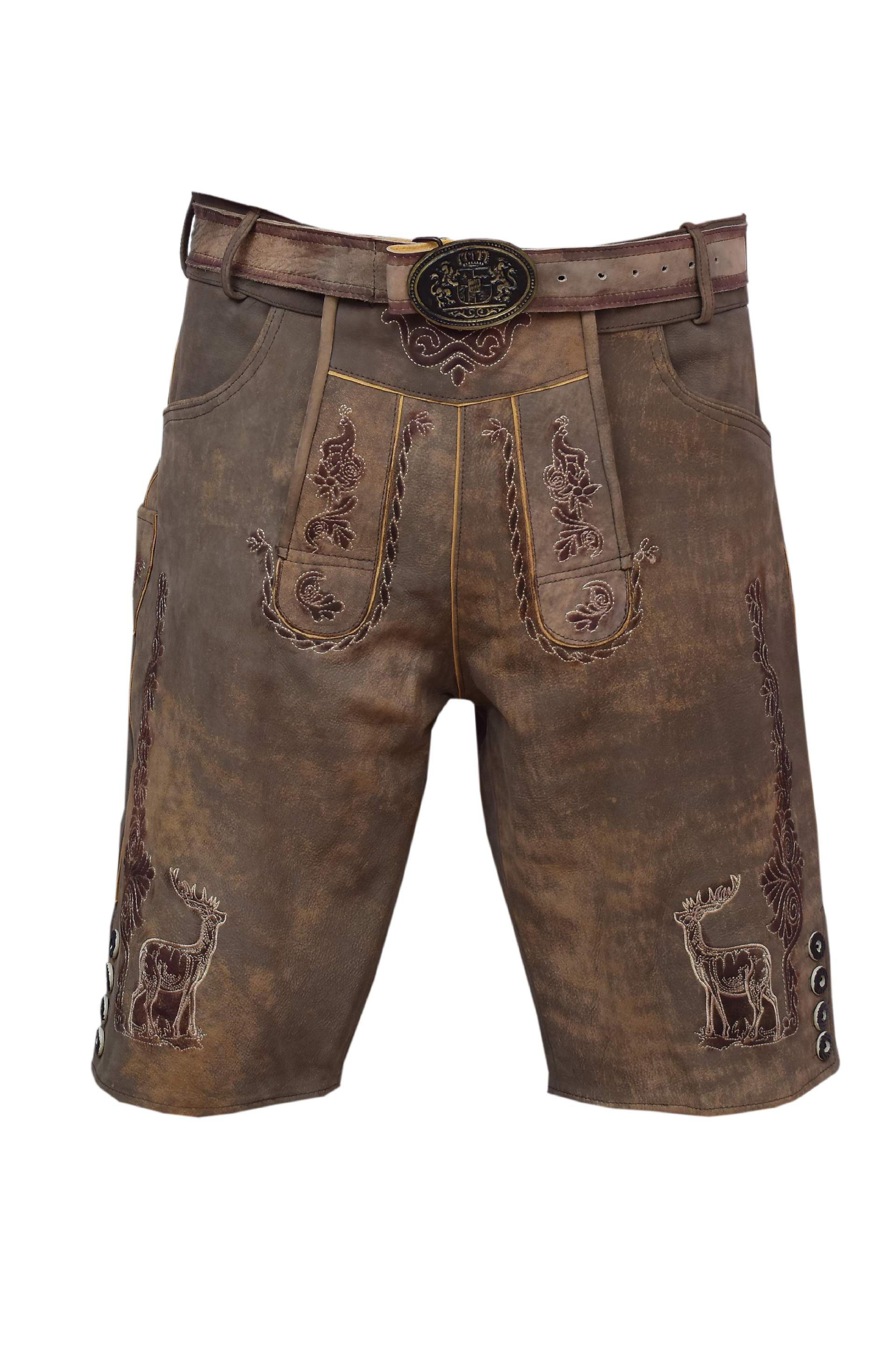 Ramona Lippert Trachtenlederhose Fabian used brown günstig online kaufen