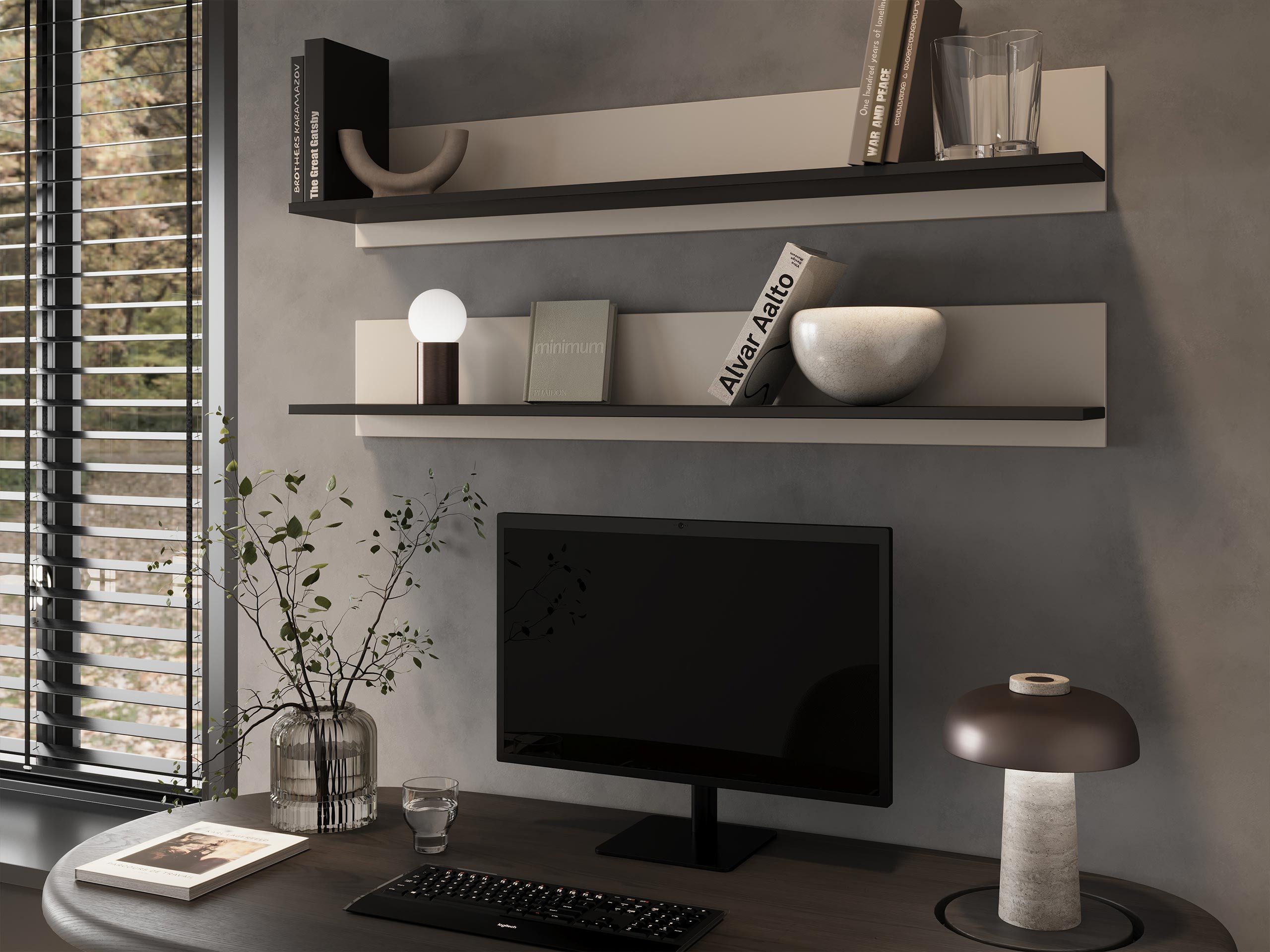 MIRJAN24 Wandregal Soho S05, 2er-Set, 125x20x20 cm günstig online kaufen