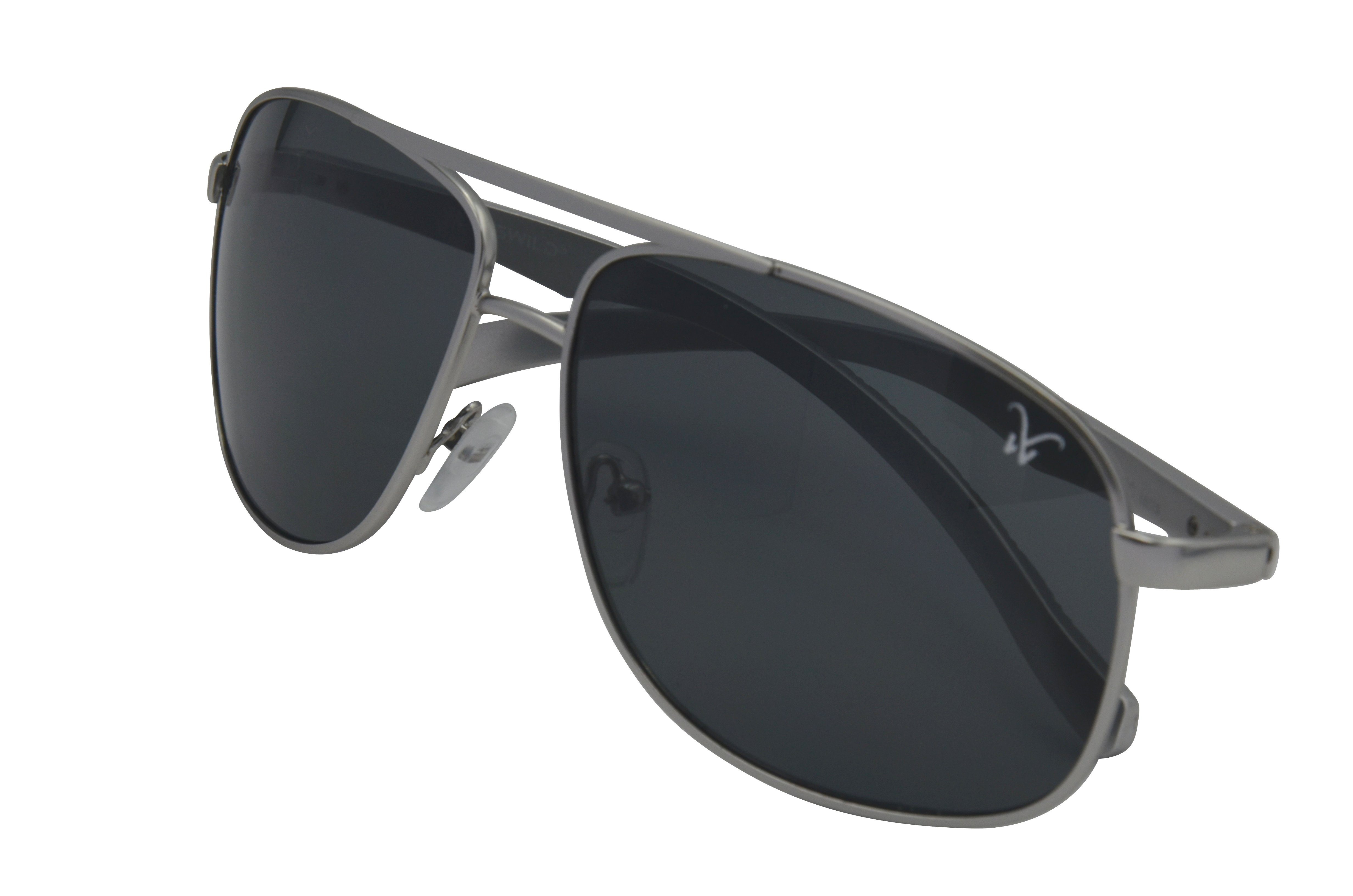 Gamswild Sonnenbrille WM1322 GAMSSTYLE Pilotenbrille Damen Unisex, silber-grau, grau-grün blau-gold, Herren Brille Mode