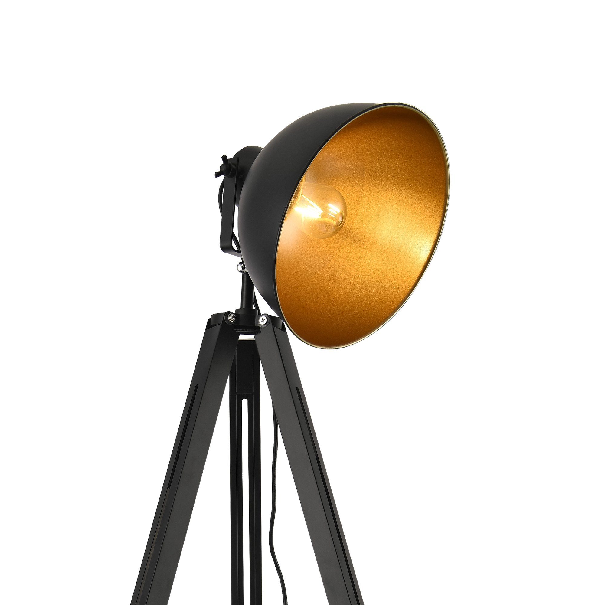 lux.pro Stehlampe, ohne Leuchtmittel, »Boston« im Scheinwerfer Design