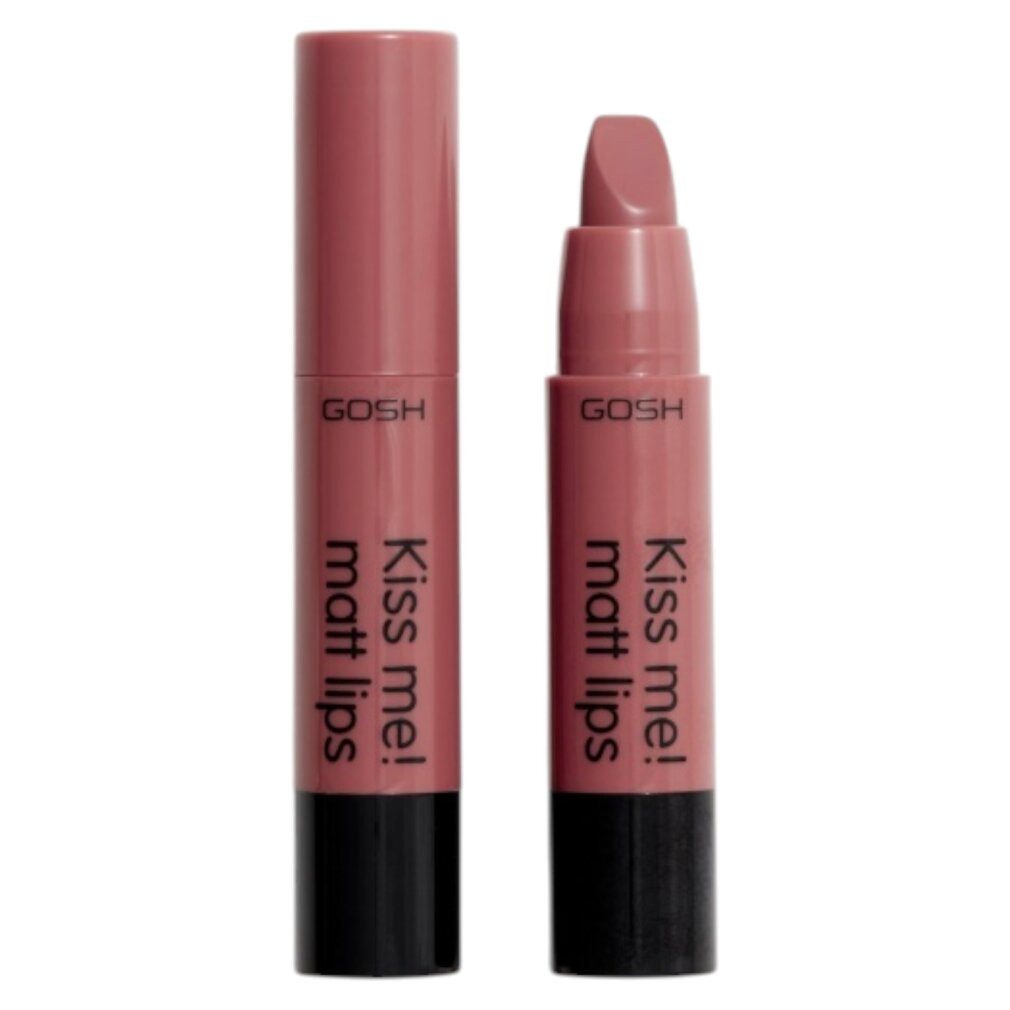 GOSH Lippenstift Meine Güte, küss mich!, Cremefarbener Lippenstift, 003, Hot Kiss, 2 g