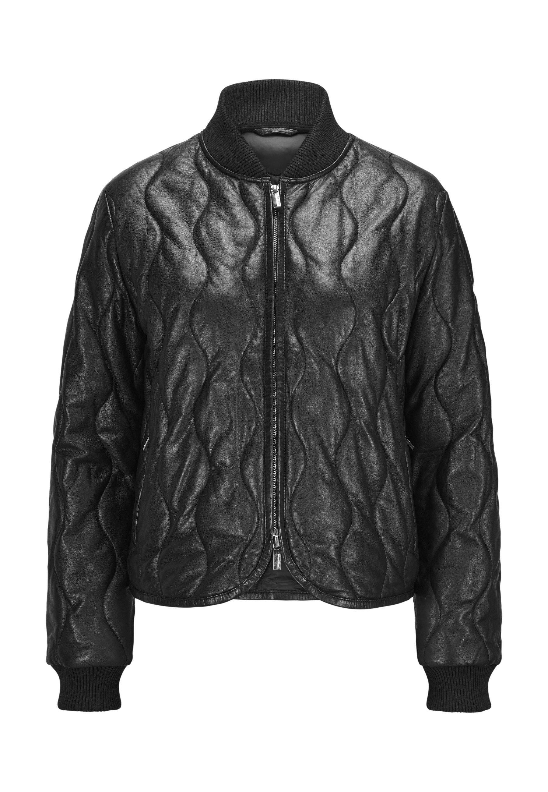 Milestone Lederjacke MSMady Damen Bikerjacke Jacke Leder normale Passform günstig online kaufen