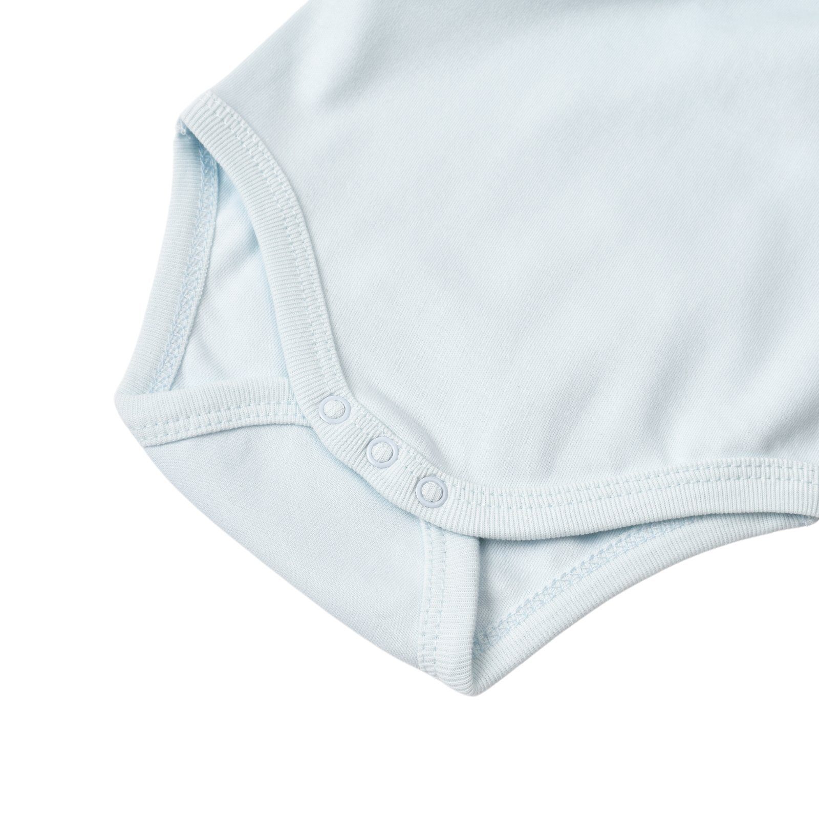 biorganic Kurzarmbody Basic Nature für Jungen und Mädchen, Unisex, Baby Body (1-tlg) Kurzarm, 100% Bio-Baumwolle, GOTS-zert., mit praktischen Druckknöpfen – Bild 3 von 5