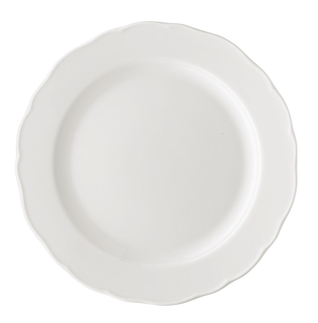 Hutschenreuther Speiseteller Maria Theresia Weiss Speiseteller 27 cm Fahne, Teller Flach