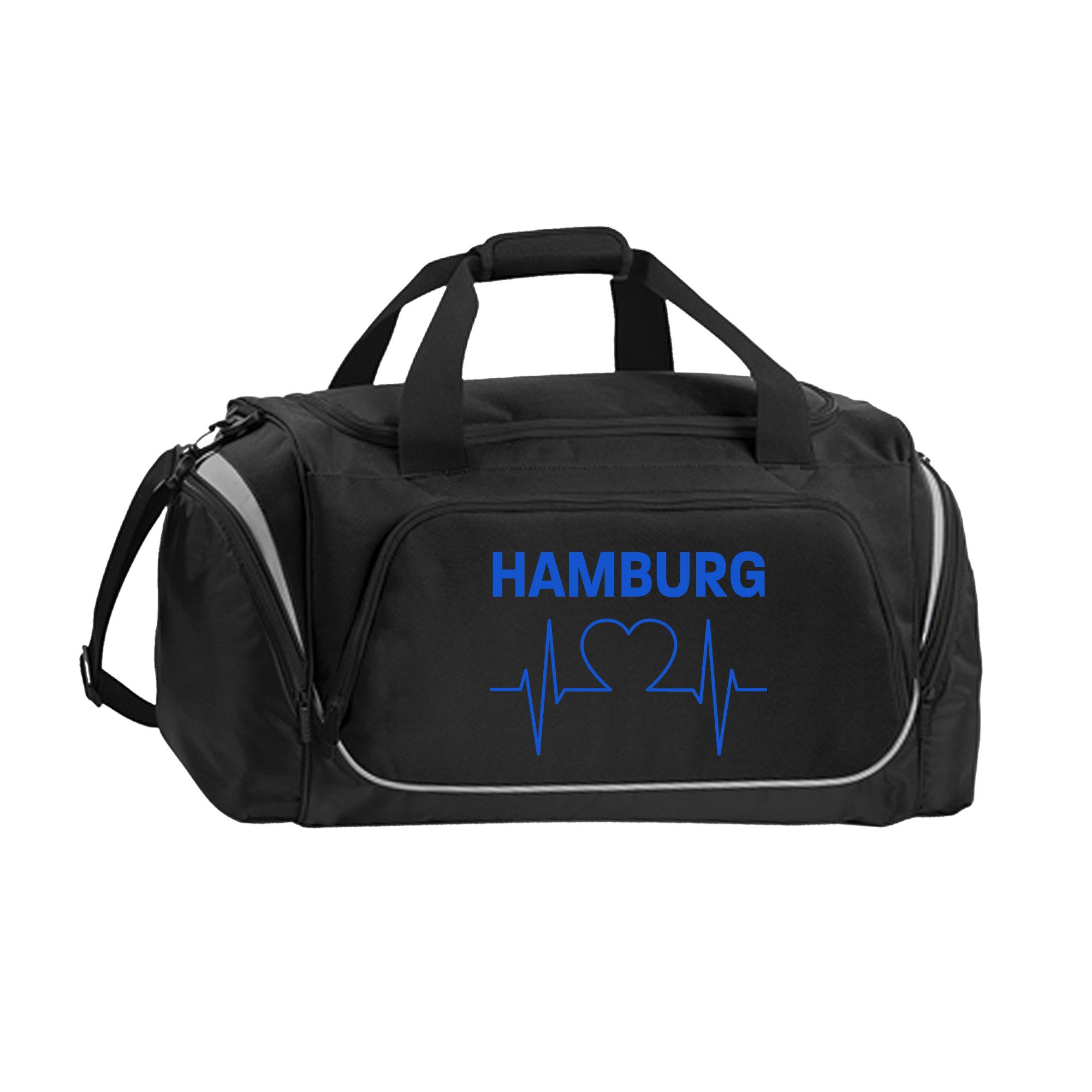 multifanshop Sporttasche Hamburg - Herzschlag - Tasche