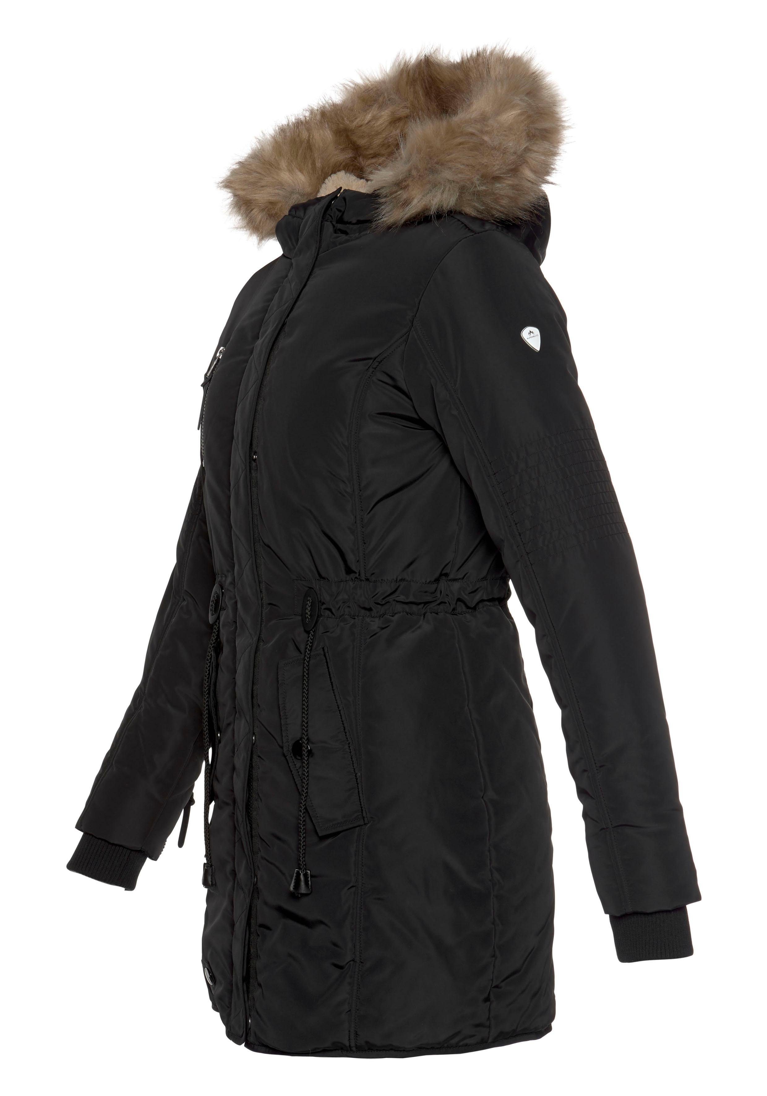 ALPENBLITZ Parka Wintercharme für kalte Temperaturen, aus Webstoff, mit Kapuze, mit Taschen – Bild 5 von 5
