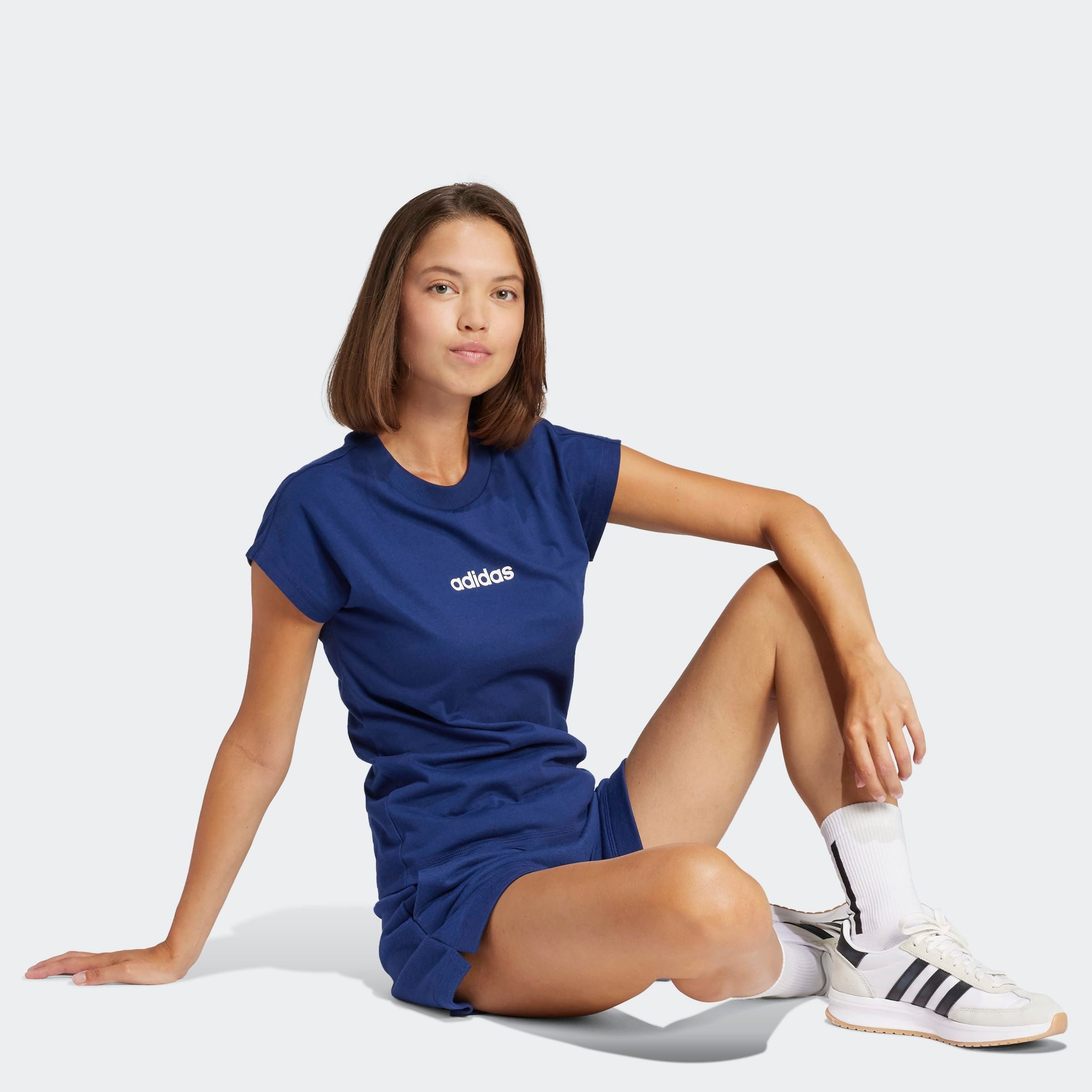 adidas Sportswear T-Shirt W LIN SJ T sportlicher Stil, Kurzarm, ohne Verschluss, aus Baumwolle