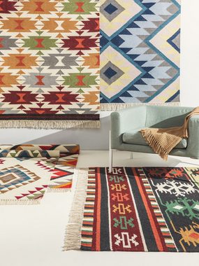 Teppich Zalan, benuta, rechteckig, Höhe: 5 mm, Kunstfaser, Berber, Ethno-Style, Wohnzimmer