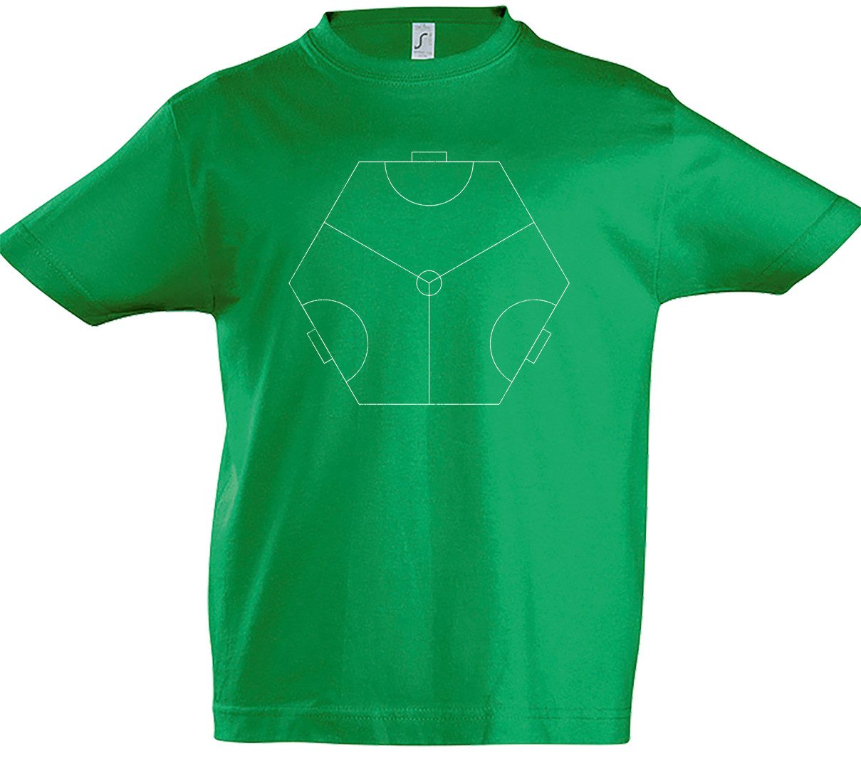 Print-Shirt Pitch Football Field Kinder T-Shirt American Player Passion Love