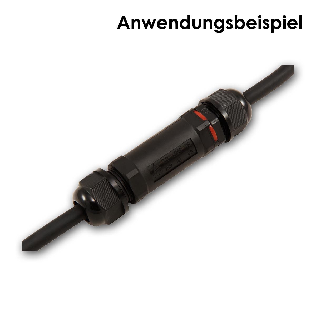 McPower Kabelverbinder-Sortiment Kabelverbinder, IP68, 3-polig, für 2 Kabel 1,5mm²