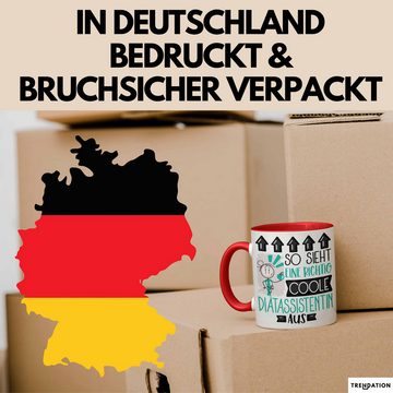 Trendation Tasse Diätassistentin Geschenk Tasse Geschenkidee für Diätassistentin Geburt