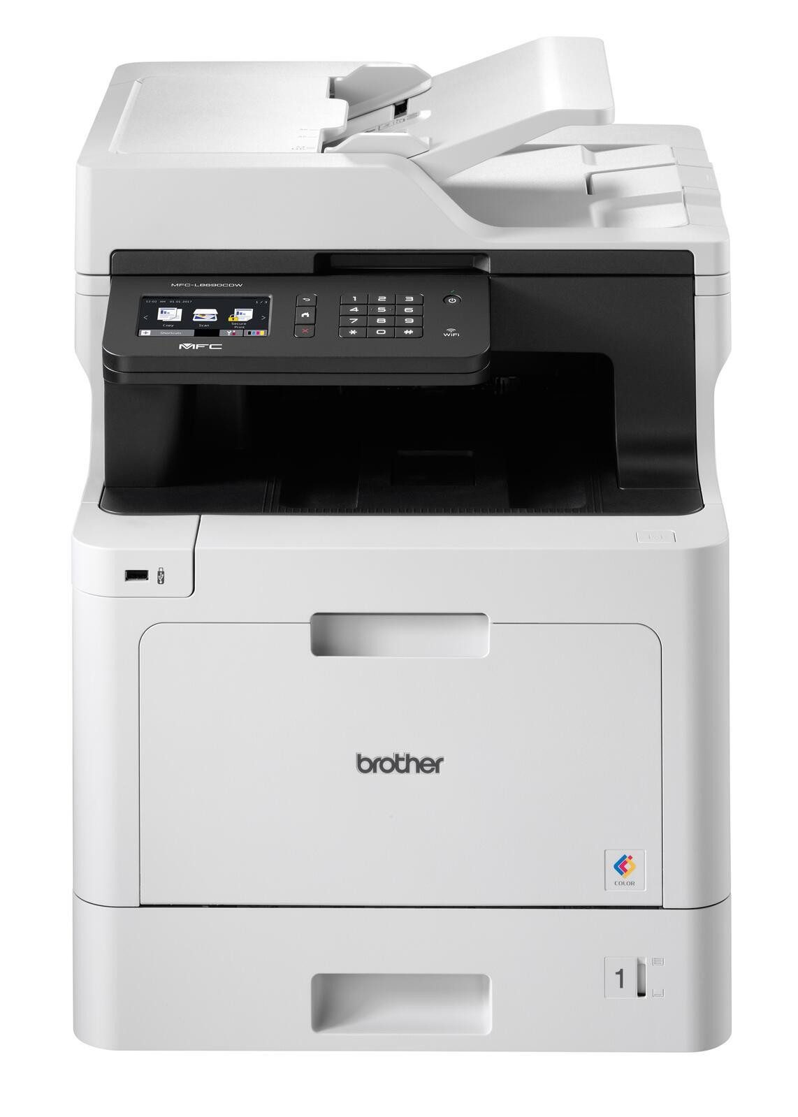 Brother Brother MFC-L8690CDW Multifunktionsdrucker, (Duplex-Druck, Duplex-Scan, Duplex- Einzug)