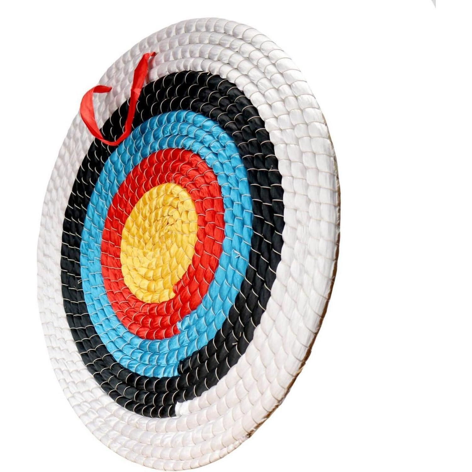 LuxusKollektion Zielscheibe Zielscheibe Strohbogenziel Bogenschießen 50cm White Black 1 Layers