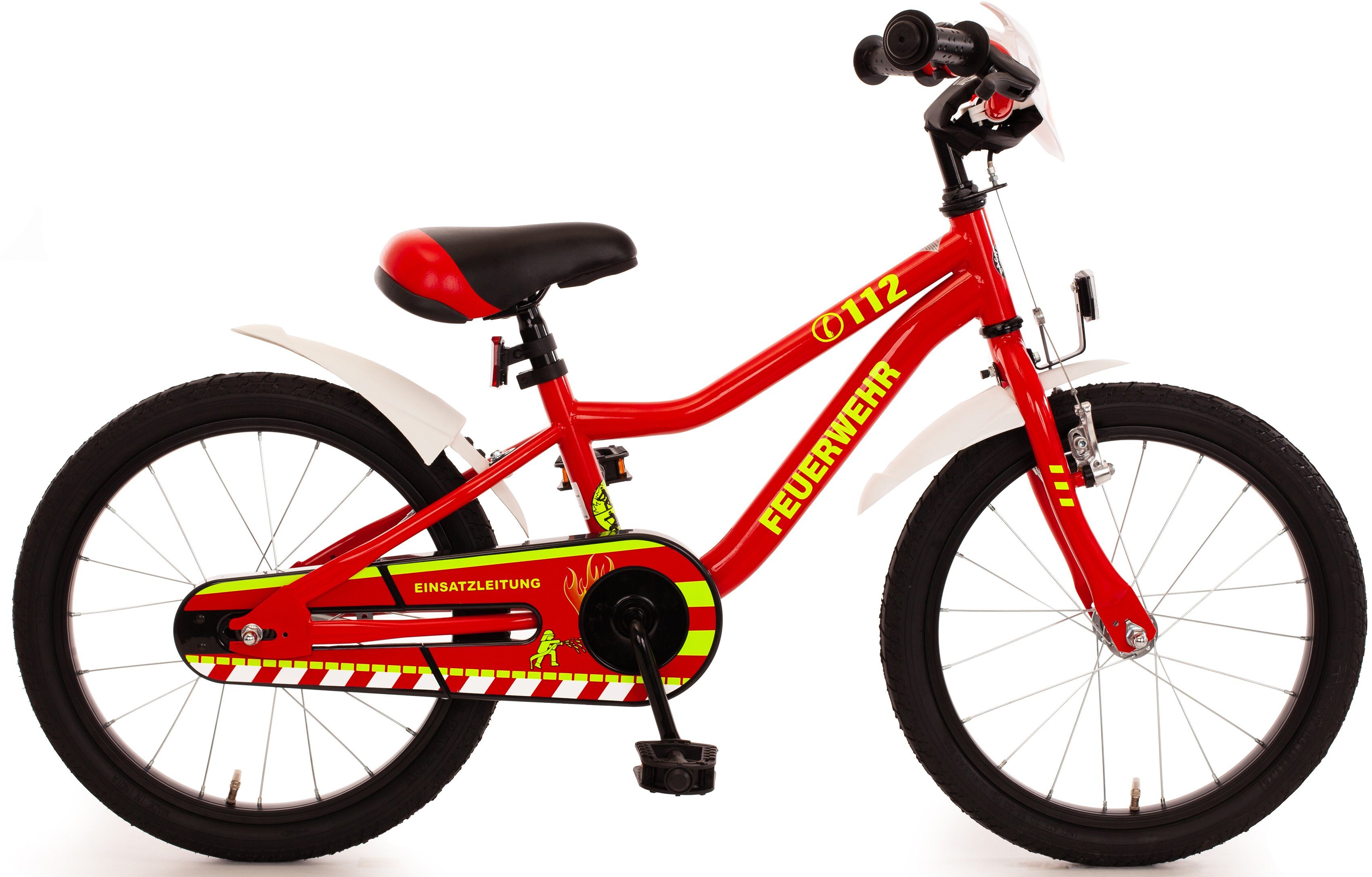Bachtenkirch Kinderfahrrad Feuerwehr, 1 Gang