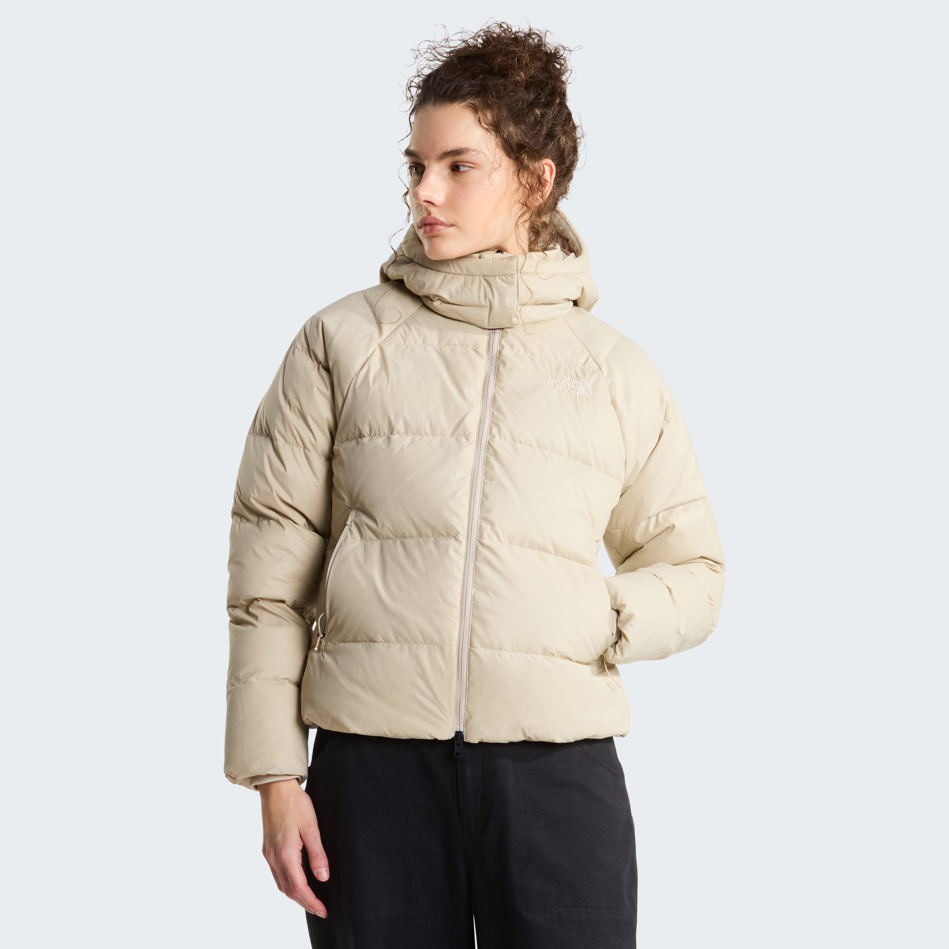 The North Face Daunenjacke W HYDRENALITE CITY DOWN HOODED JACKET für Erwachsene, mit Kapuze, aus Nylon