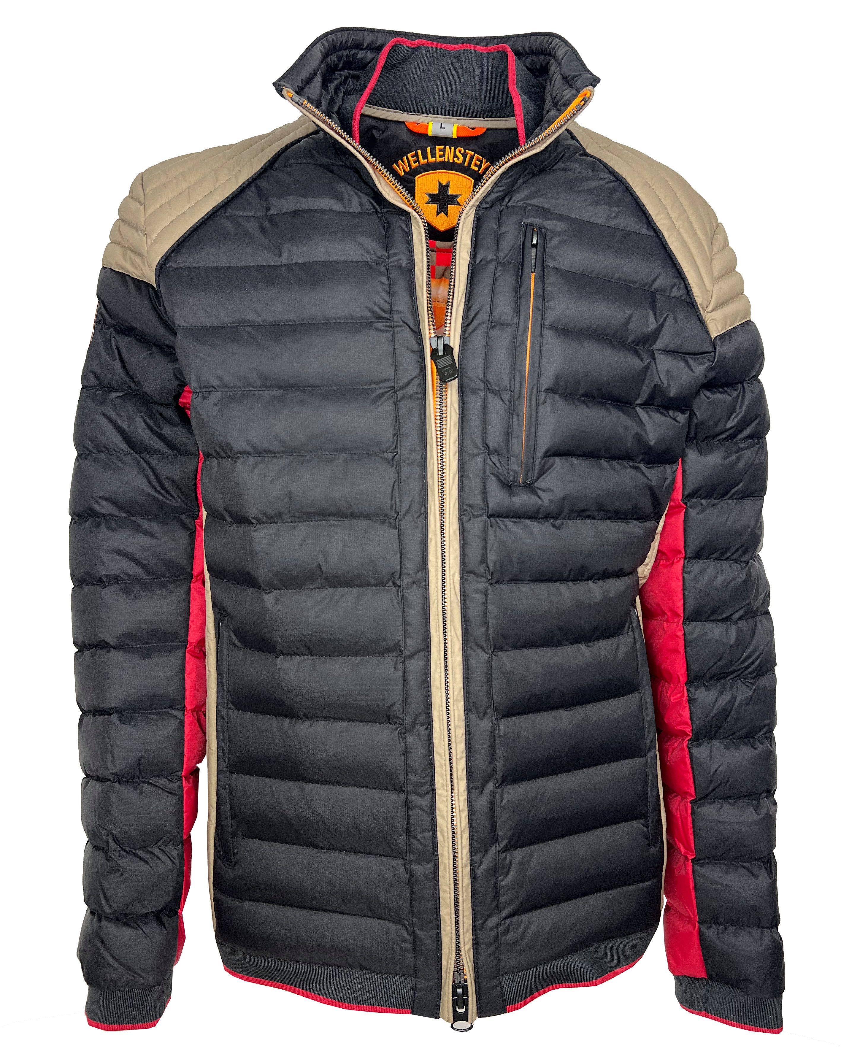 Outdoorjacke WELLENSTEYN Mol Men Racing Black-Darksand-Darkred
