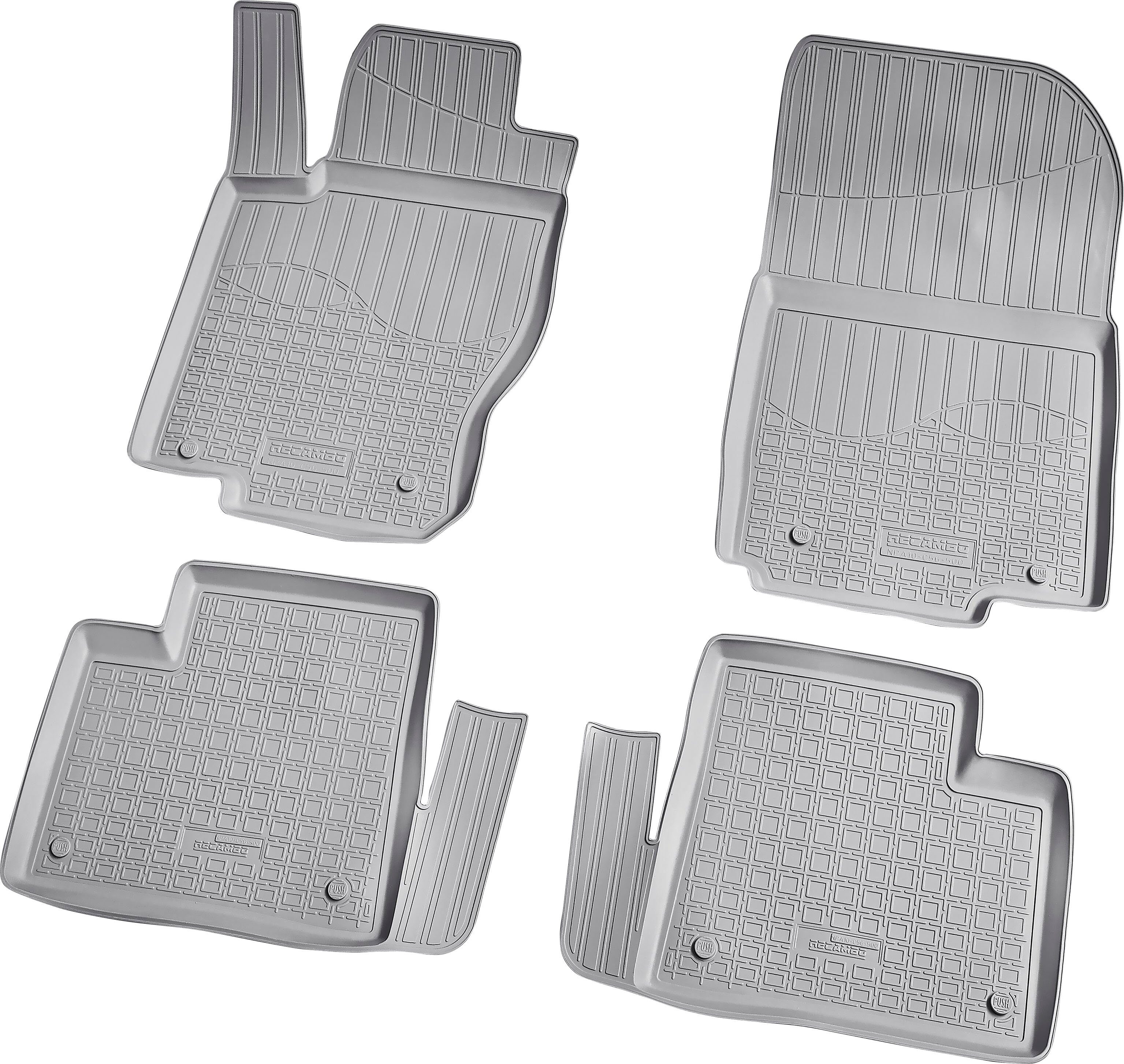 RECAMBO Passform-Fußmatten CustomComforts (4 St), für Mercedes GL, GLS Klasse X166 ab 2012, perfekte Passform | Automatten