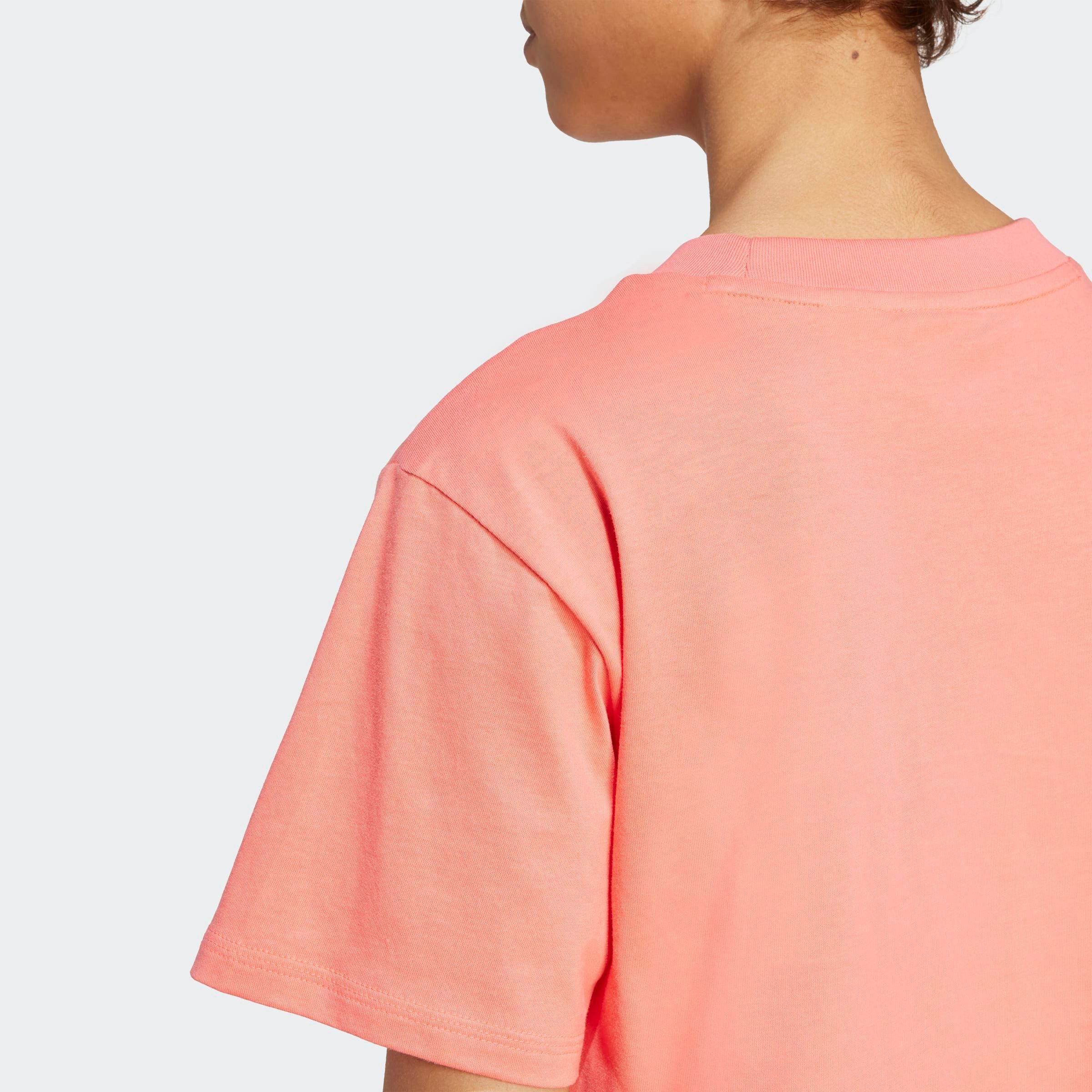 adidas Sportswear T-Shirt W SL SJ T Basic Design, Rundhalsausschnitt, mit kleinem 3-Streifen Logo