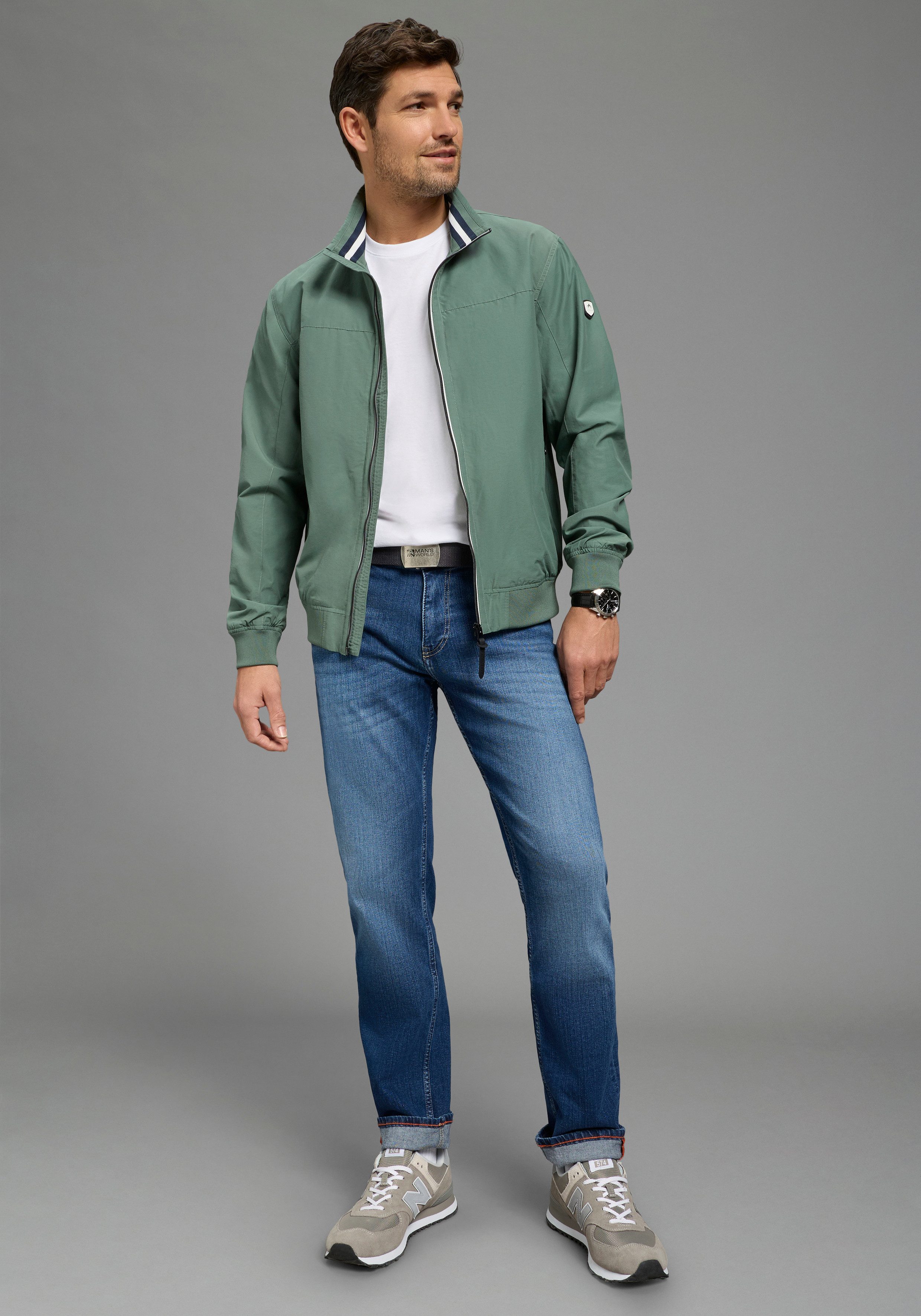 ALPENBLITZ Blouson Brügge Übergangsjacke im casualer Stil, mit Stehkragen – Bild 4 von 5