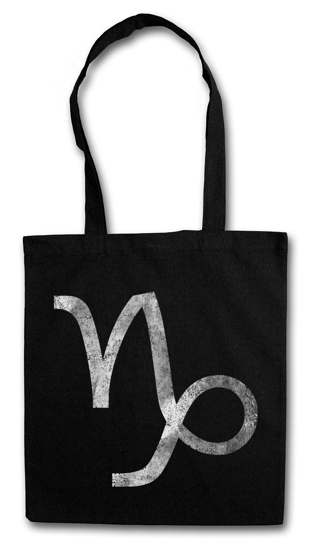 Beuteltasche Zodiac Sign Capricornus Stofftasche Steinbock Capricorn Horoskop