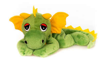 Habibi Plush Wärmekissen Glücksdrache grün, mit Hirsekörnerfüllung