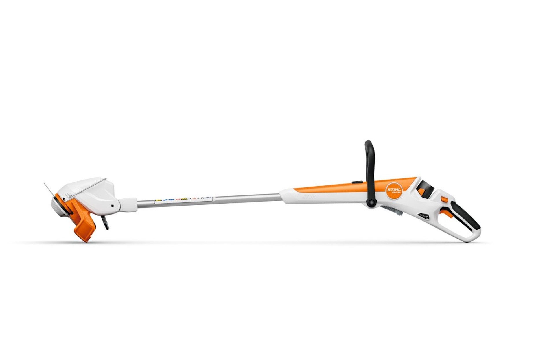 STIHL Akku-Rasentrimmer STIHL FSA 30 Freischneider mit AS 2 Akku und Ladegerät AL 1, 23 cm Arbeitsbreite Messer, (Packung, 3 St., mit Akku und Ladegerät), Teleskopschaft und Bügelgriff stufenweise per Knopfdruck verstellbar