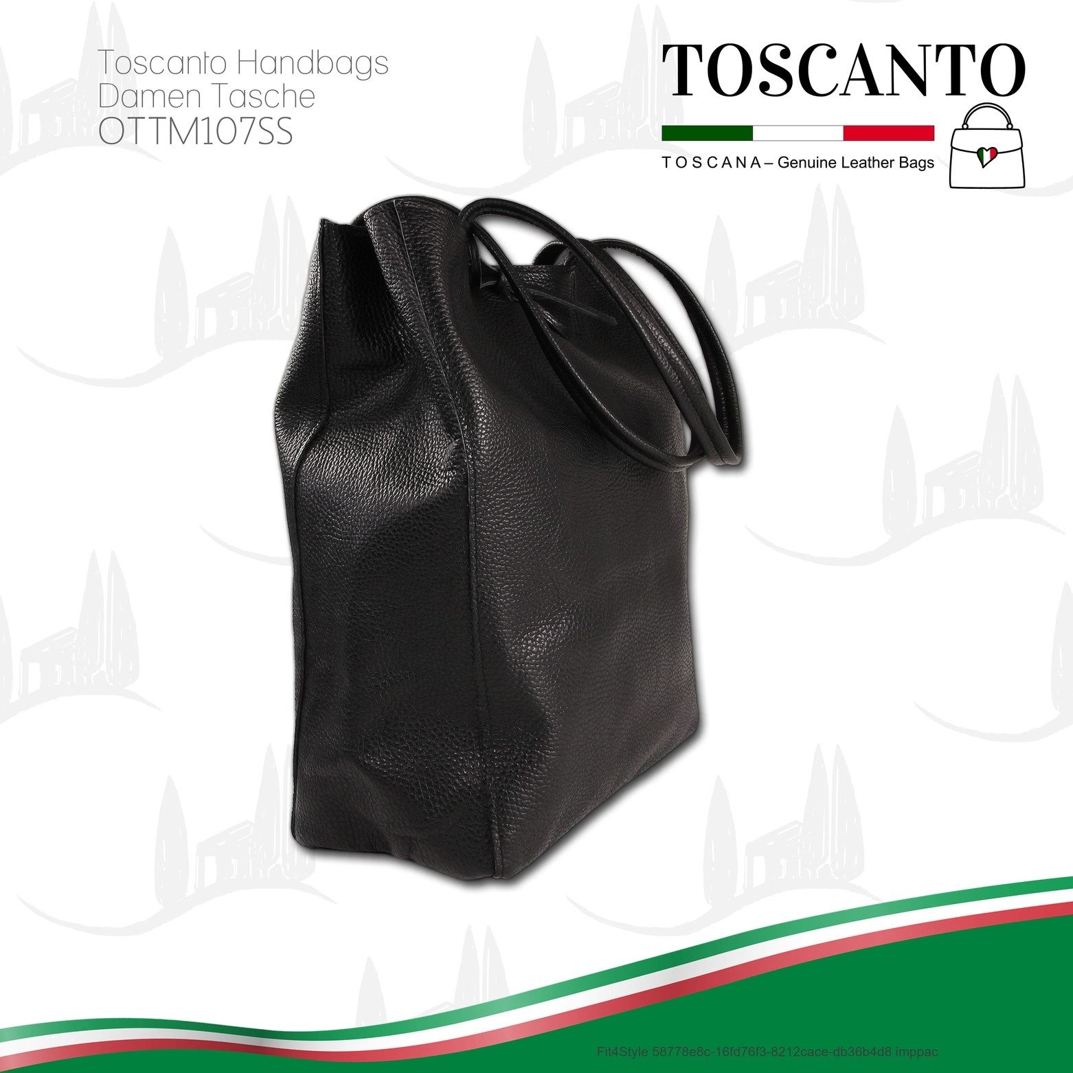 Toscanto Shopper Toscanto Damen Shopper Schultertasche (Schultertasche, Sch günstig online kaufen