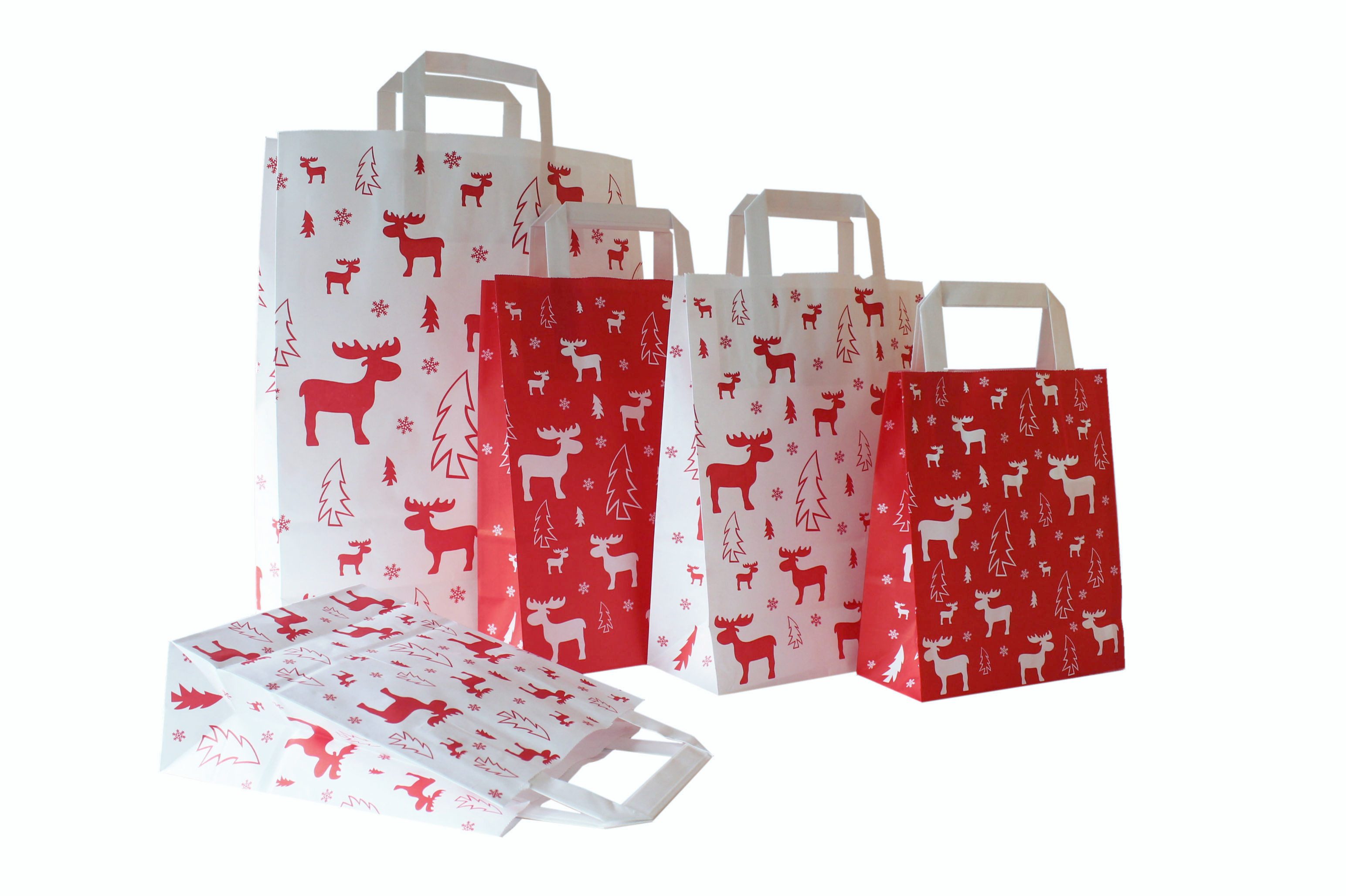 Tragetasche Papiertragetasche ELCH (98451-10, 10-tlg., Elch günstig online kaufen