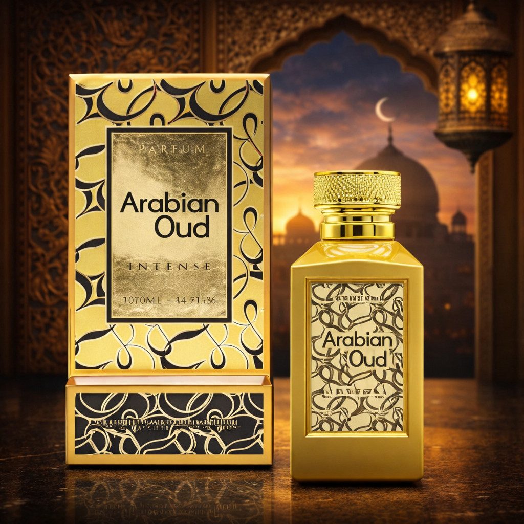Attar & Co London Eau de Parfum Arabian Oud Classic & Intense Unisex, Würzig, Orientalisch 100 ml, 1-tlg., Hergestellt in England, Orientalisch-Holzig, fruchtige Süße
