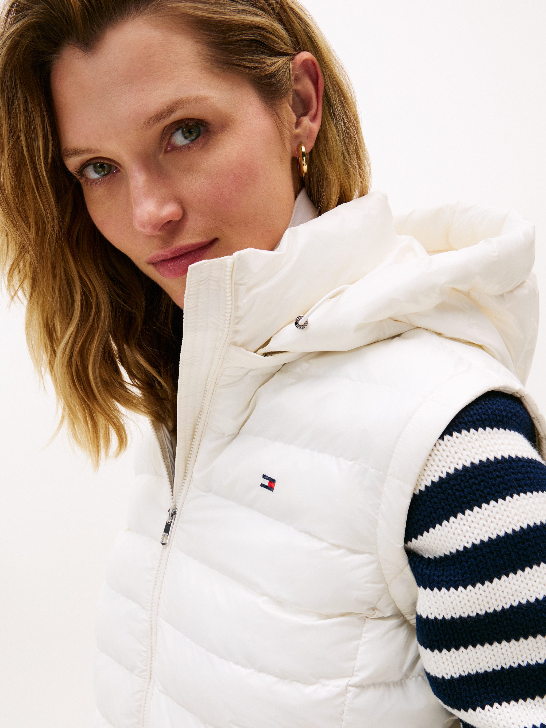 Tommy Hilfiger Steppweste LW PADDED SLIM VEST leicht glänzende Oberfläche günstig online kaufen