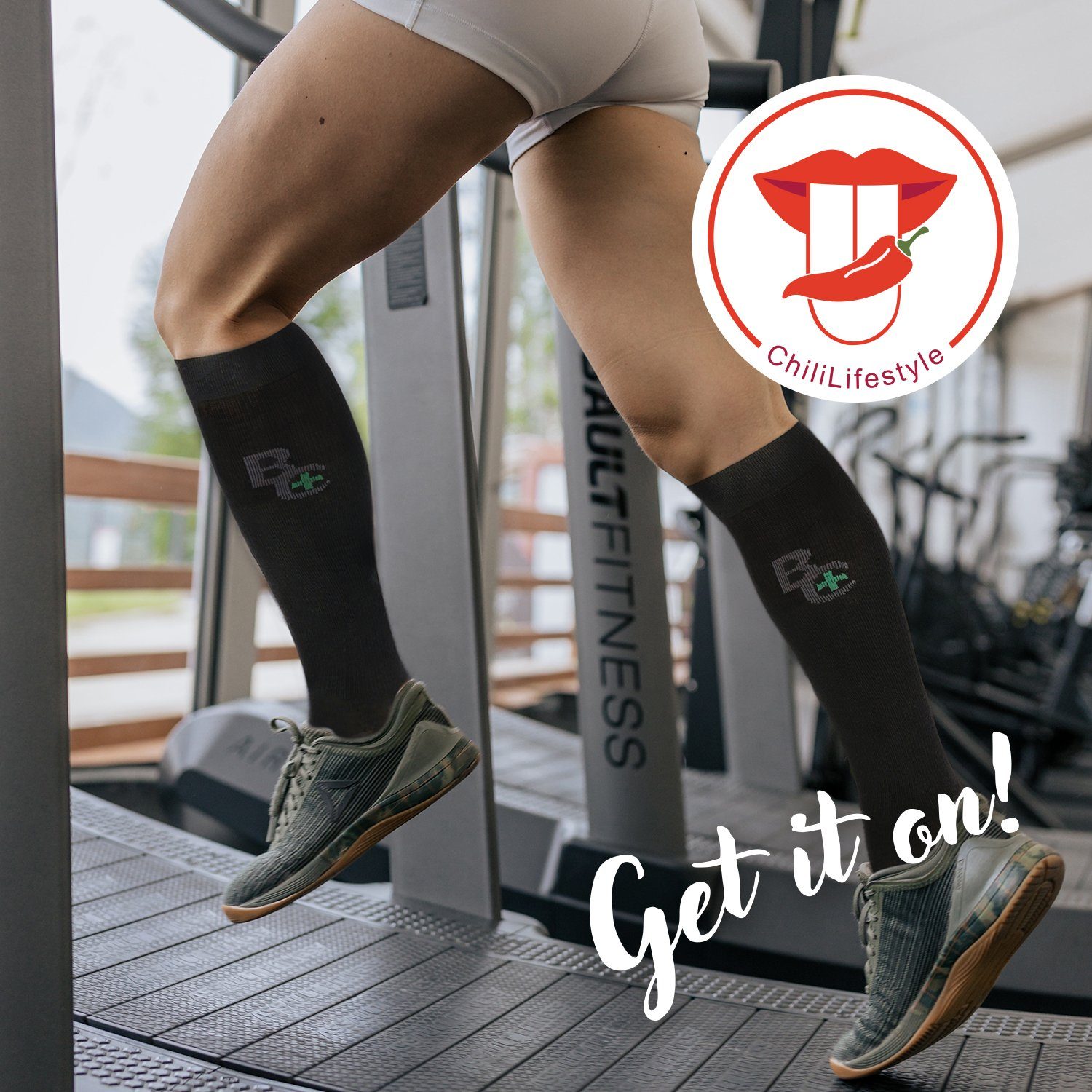 Chili Lifestyle Strümpfe BestCare Compression Knie gelb 4 Paar, Damen, Herren
