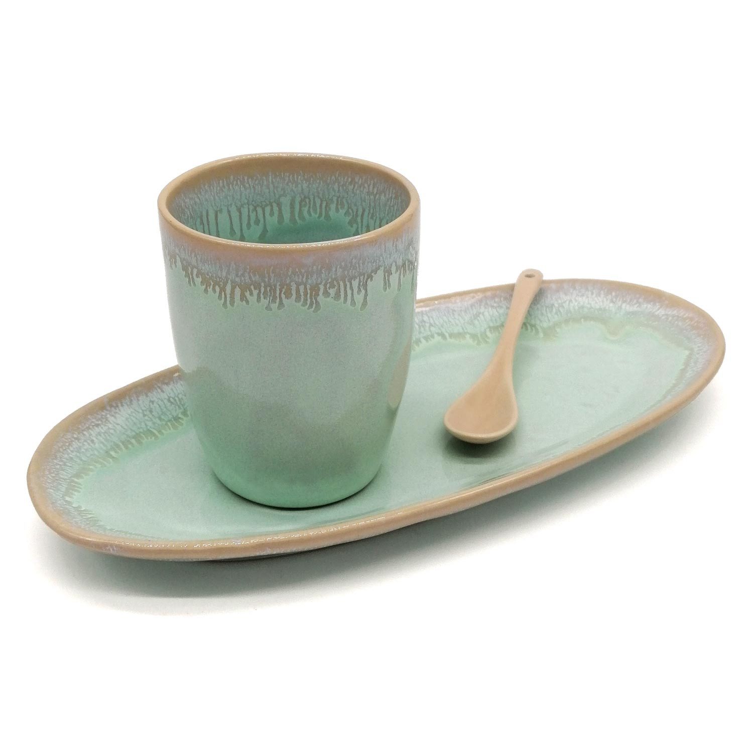 MEA LIVING Frühstücks-Geschirrset MEA living STONEWARE Kaffee-Set, 1 Personen, handmade Geschirr