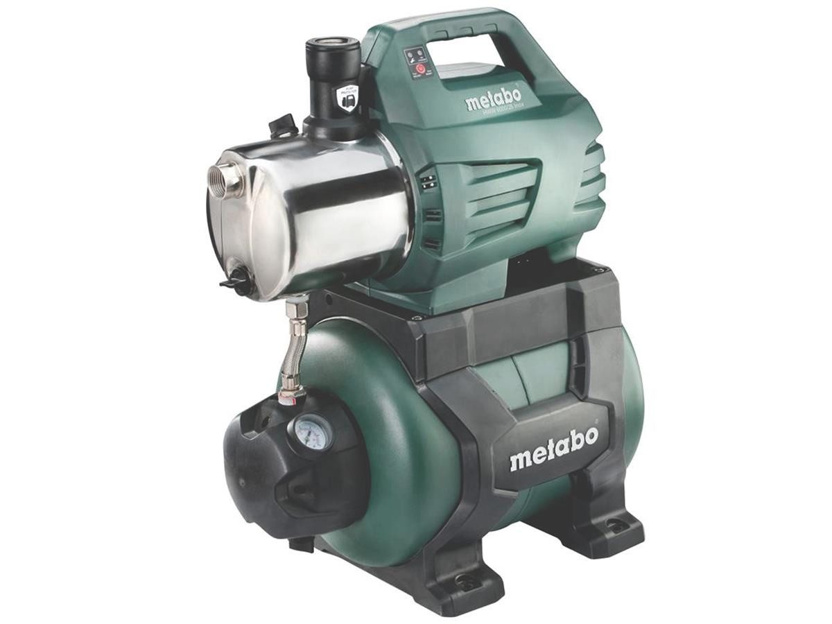 metabo Hauswasserwerk HWW 6000/25 Inox, Für die Gartenbewässerung mit 1 bis 3 Regnern